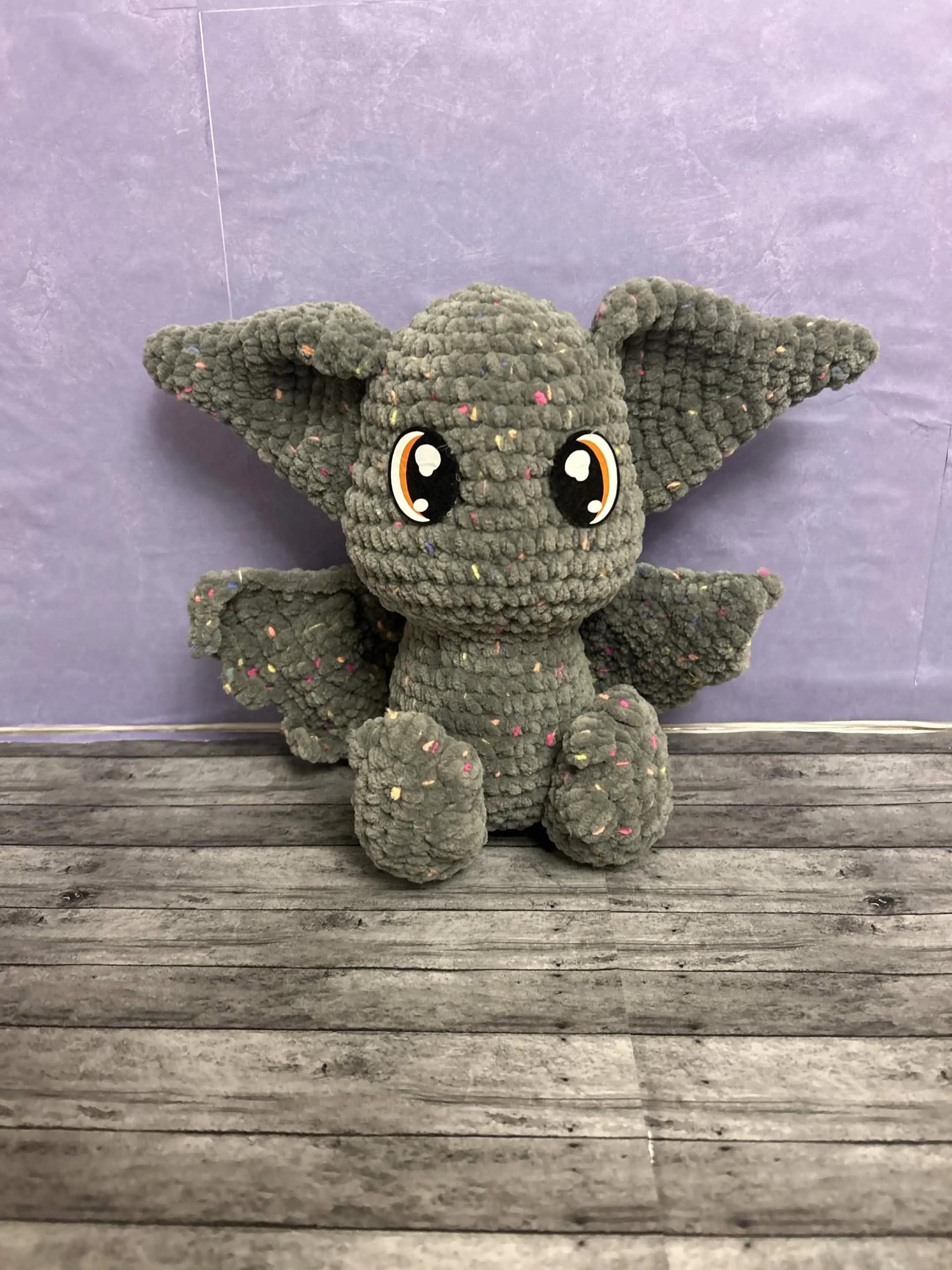 Handmade Crochet Bat Plushie