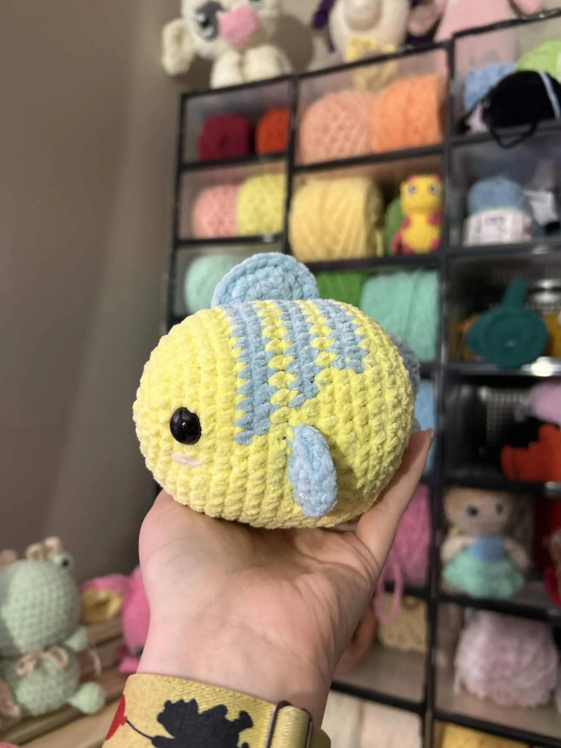Handmade Crochet Fish Plushie