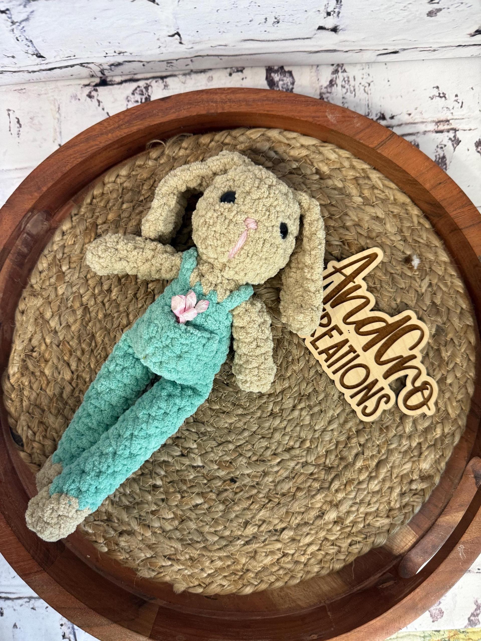 Fable Friend Amigurumi Crochet Plush Toy • Crocheted Dog, Chicken, Mouse, Bunny thumbnail 4