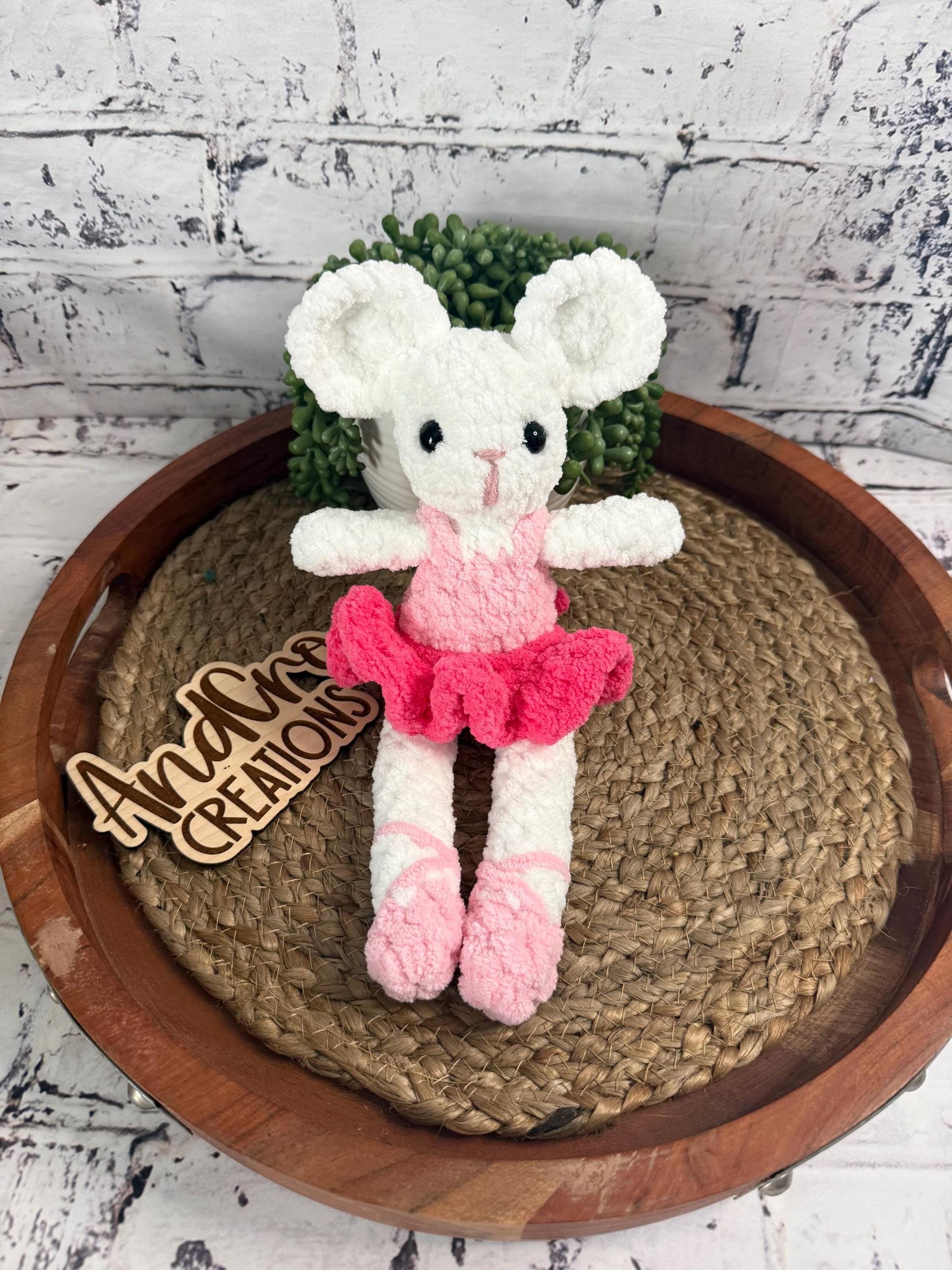 Fable Friend Amigurumi Crochet Plush Toy • Crocheted Dog, Chicken, Mouse, Bunny thumbnail 7