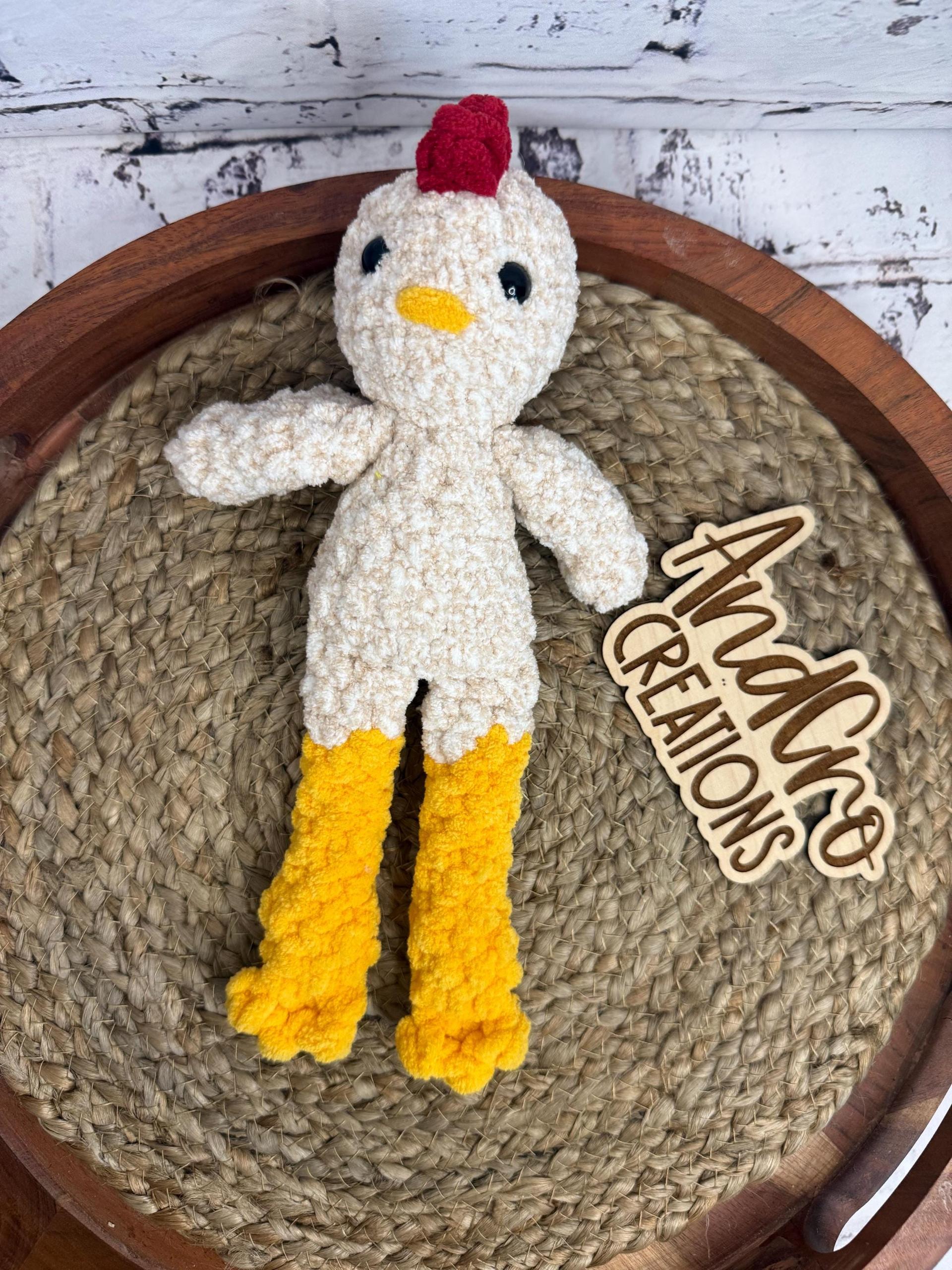 Fable Friend Amigurumi Crochet Plush Toy • Crocheted Dog, Chicken, Mouse, Bunny thumbnail 5
