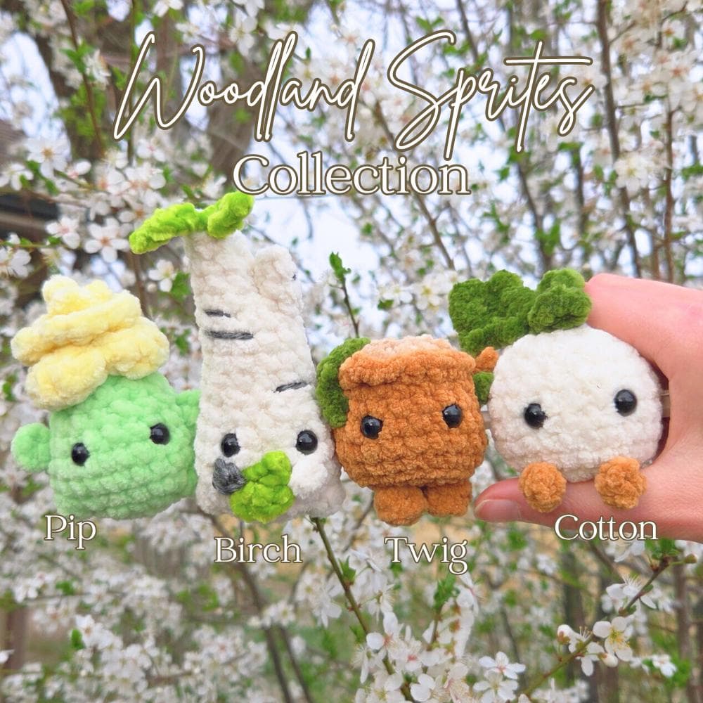Pip & Cotton | Woodland Sprites | Digital PDF Crochet Pattern thumbnail 6