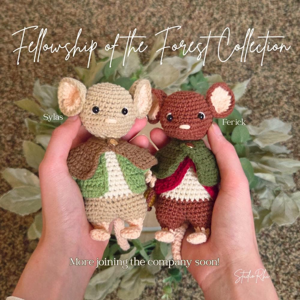 Field Mouse Bundle | Sylas & Ferick | Fellowship of the Forest | Digital PDF Crochet Pattern thumbnail 9