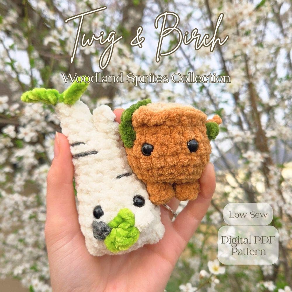 Twig & Birch | Woodland Sprites | Digital PDF Crochet Pattern