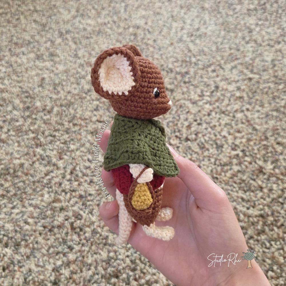 Ferik the Field Mouse | Fellowship of the Forest | Digital PDF Crochet Pattern thumbnail 2