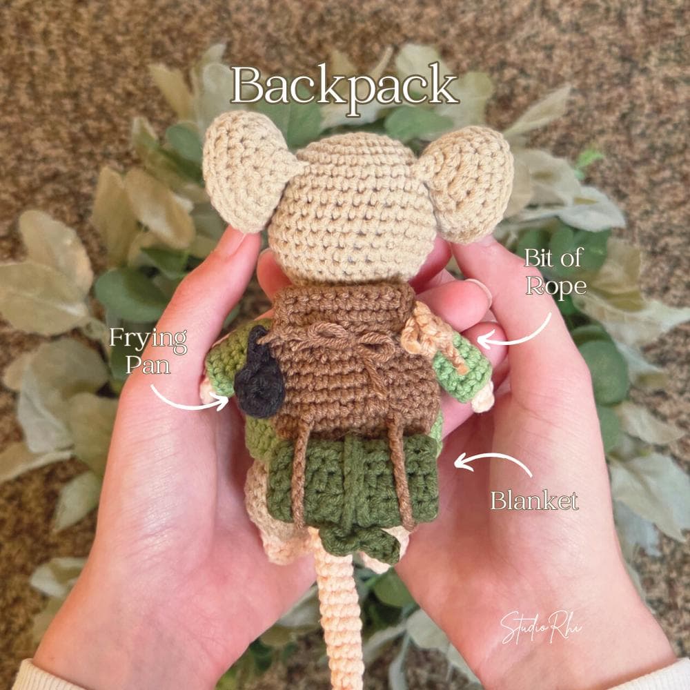 Field Mouse Bundle | Sylas & Ferick | Fellowship of the Forest | Digital PDF Crochet Pattern thumbnail 3