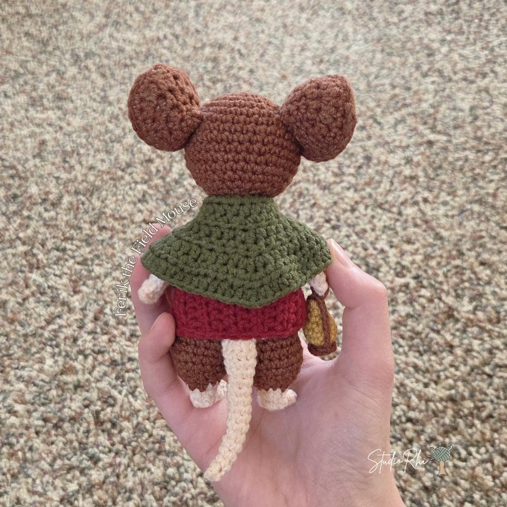 Ferik the Field Mouse | Fellowship of the Forest | Digital PDF Crochet Pattern thumbnail 3