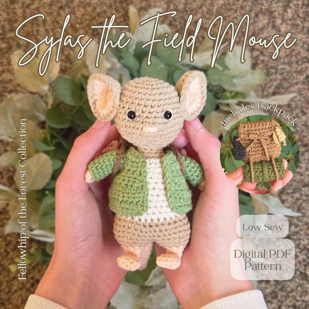 Field Mouse Bundle | Sylas & Ferick | Fellowship of the Forest | Digital PDF Crochet Pattern thumbnail 2