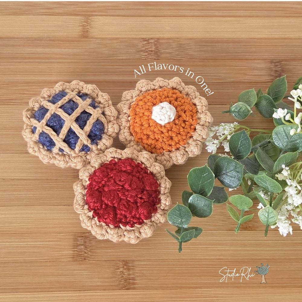 Mini Pie Crochet Pattern Bundle | Beginner Friendly (Digital PDF) thumbnail 6