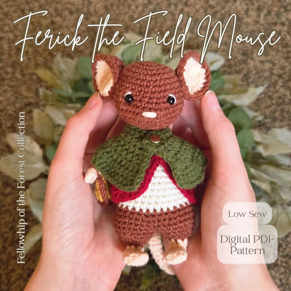 Field Mouse Bundle | Sylas & Ferick | Fellowship of the Forest | Digital PDF Crochet Pattern thumbnail 6