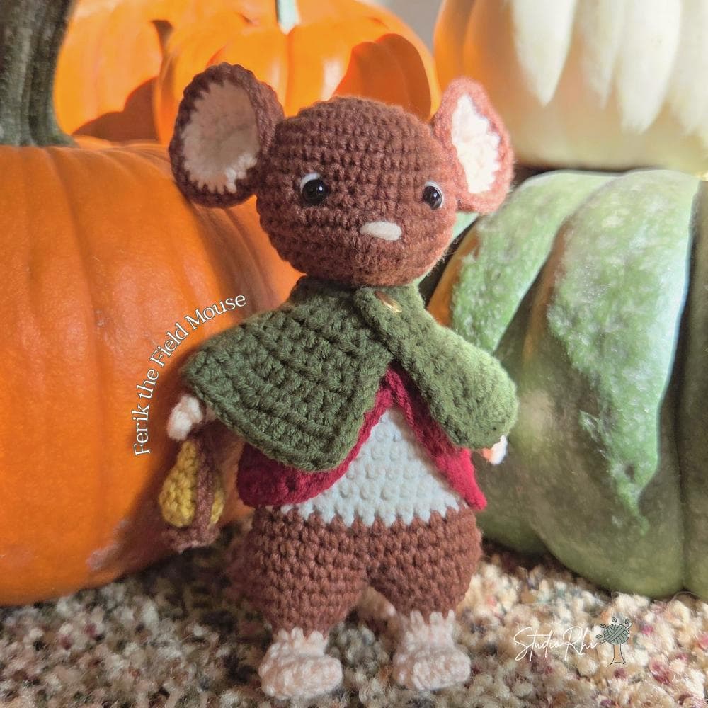 Ferik the Field Mouse | Fellowship of the Forest | Digital PDF Crochet Pattern thumbnail 4