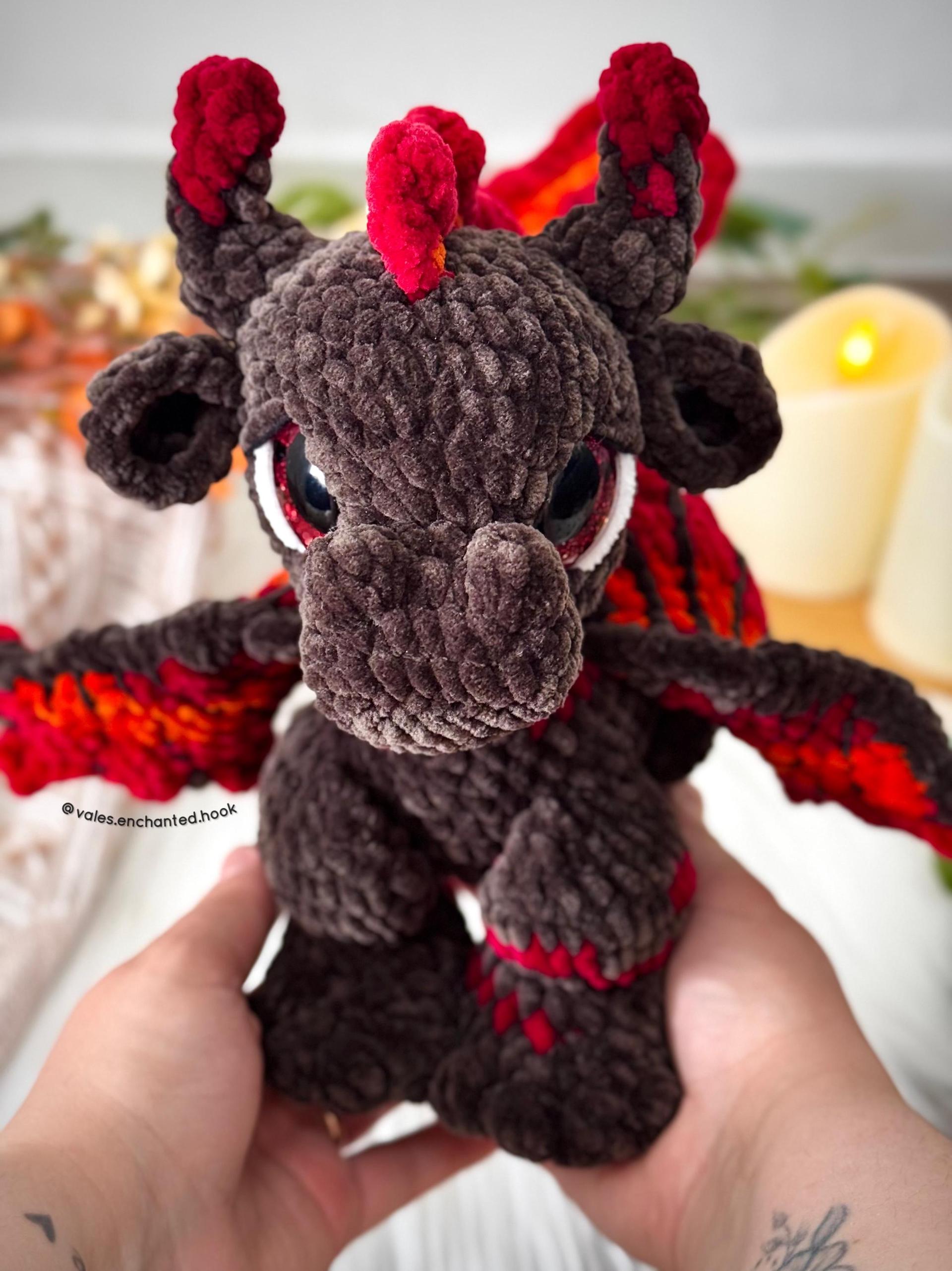 Blaze the Lava Dragon-Amigurumi Pattern thumbnail 2
