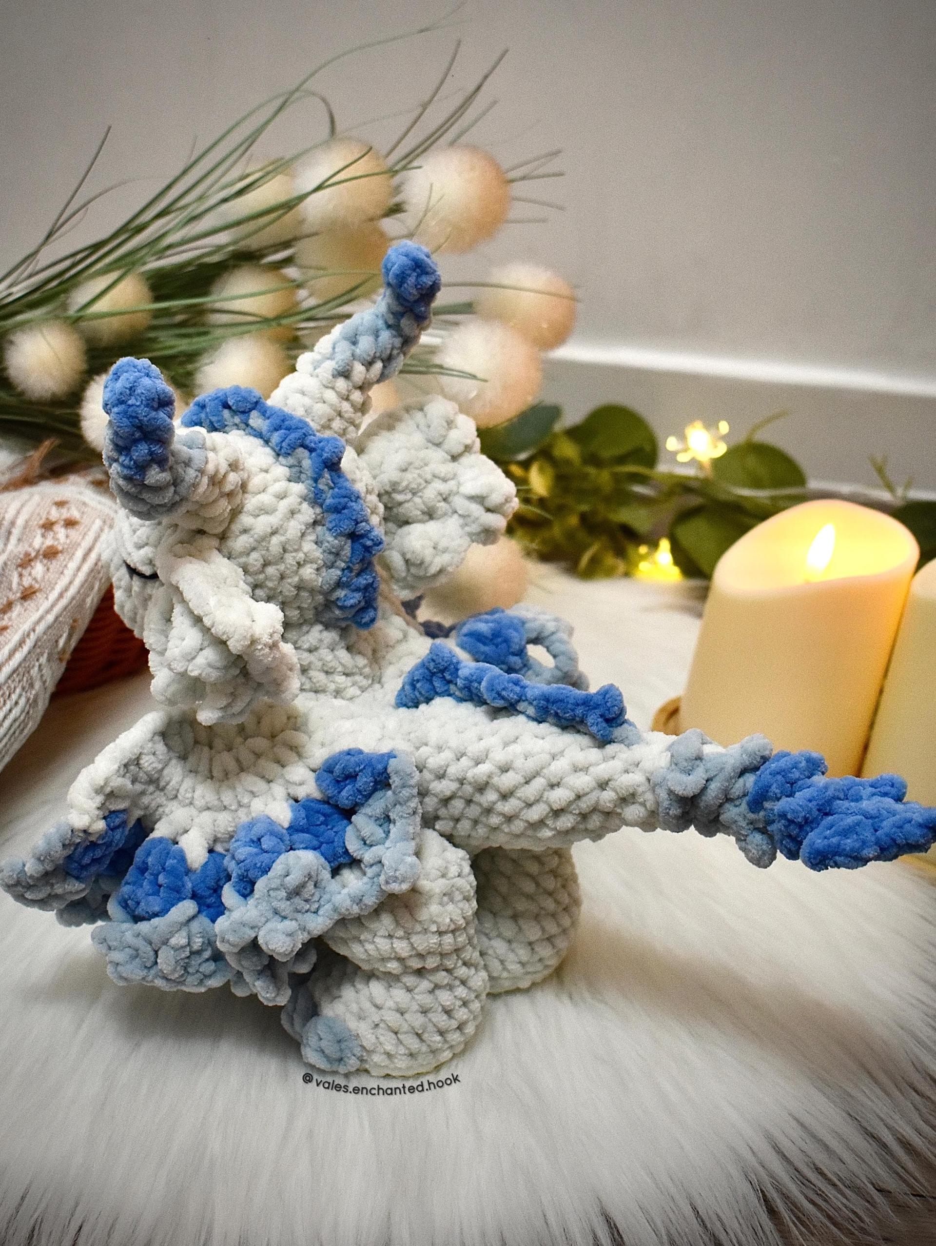 Eira the Ice Dragon-Amigurumi Pattern thumbnail 3