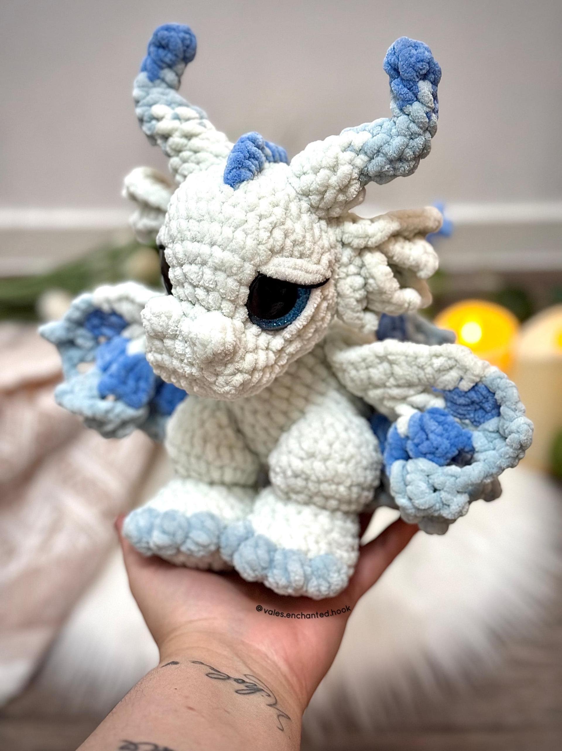 BUNDLE-Blaze the Lava Dragon & Eira the Ice Dragon-Amigurumi Patterns thumbnail 5