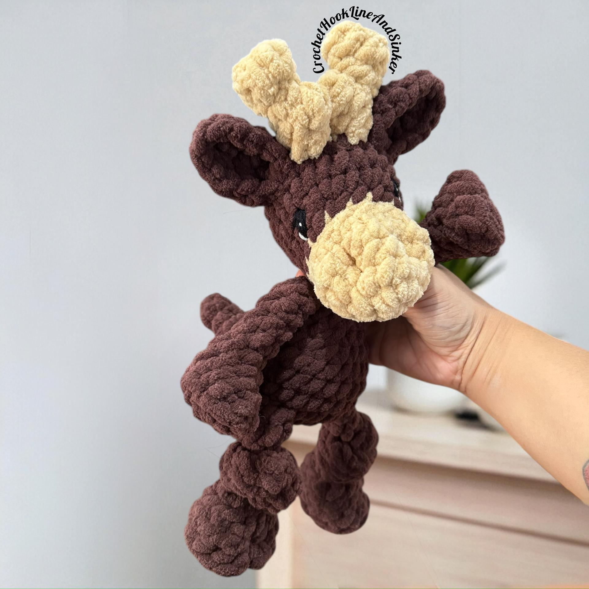 Moose Plush Toy - READY TO SHIP thumbnail 2