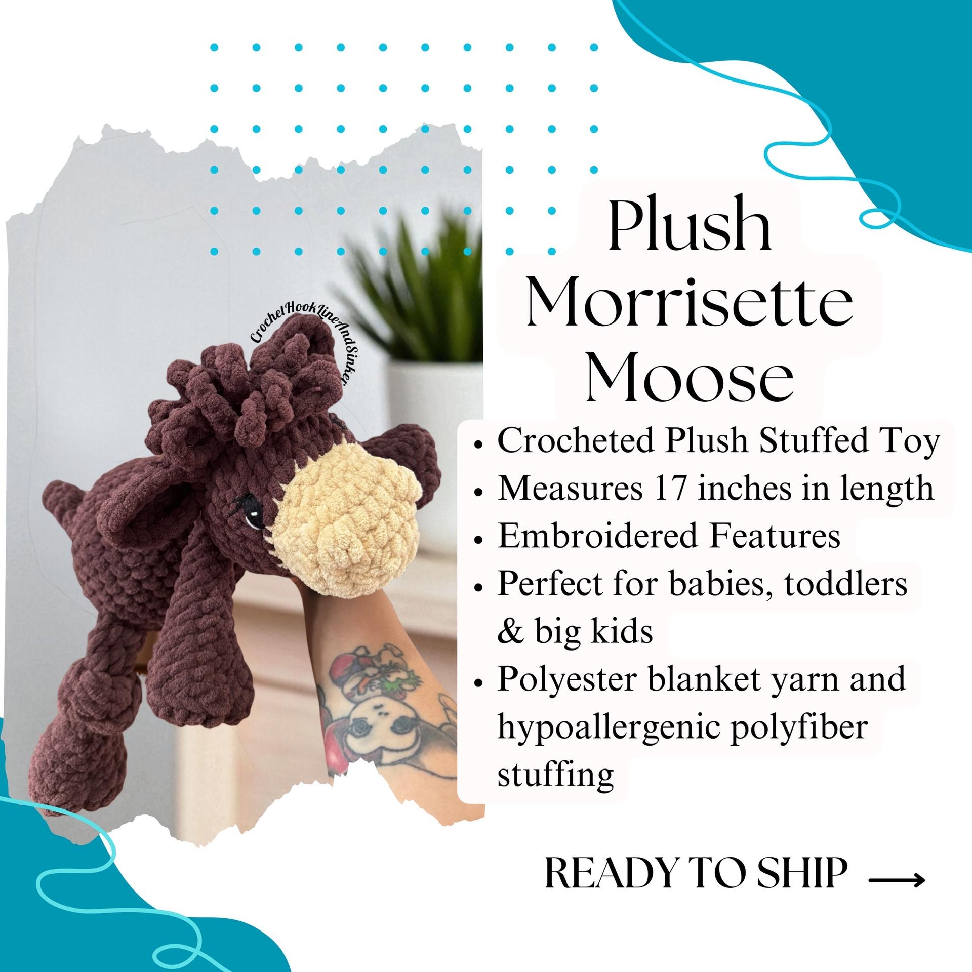 Moris(ette) Moose Plush Toy - READY TO SHIP
