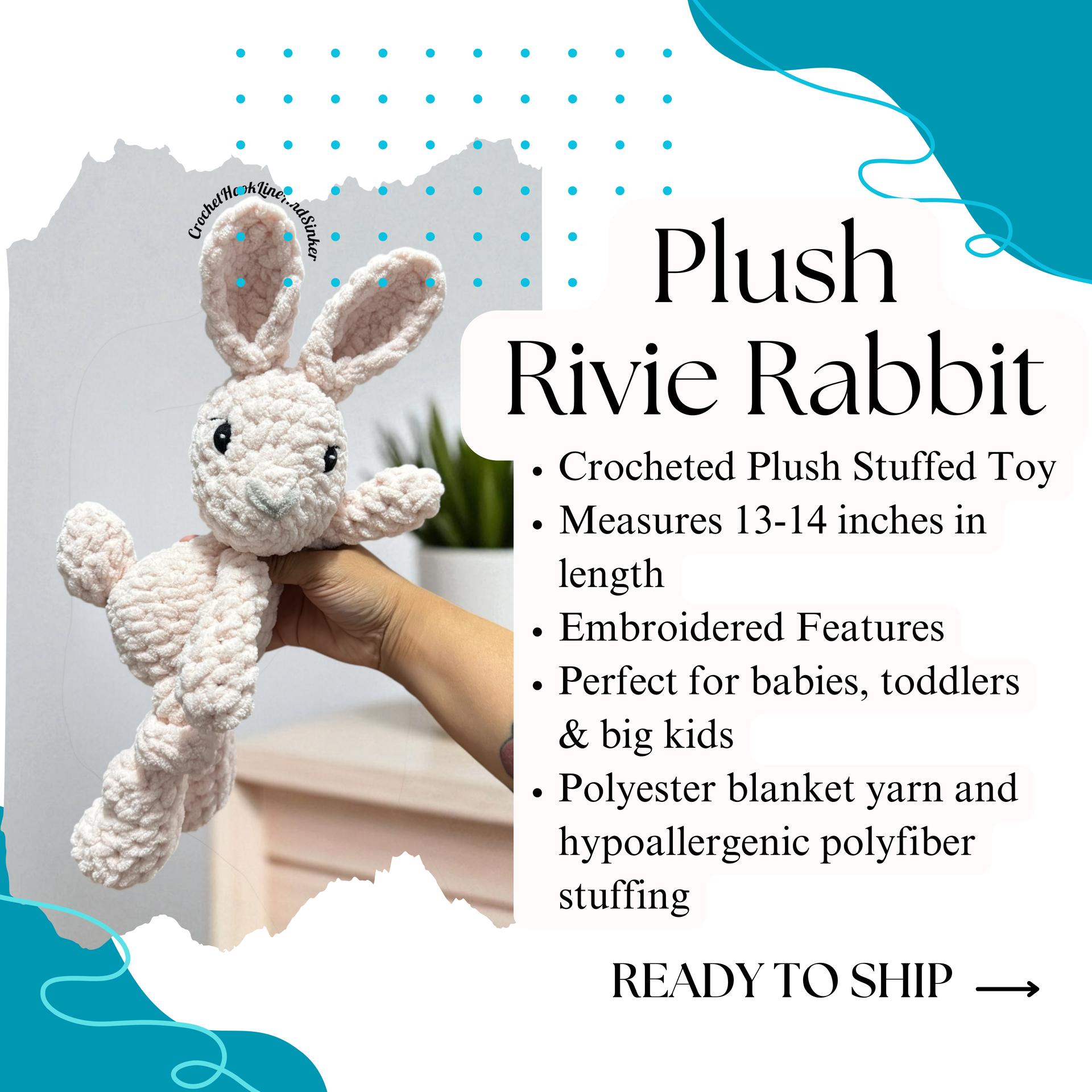 Rivie Rabbit Plush Toy - READY TO SHIP