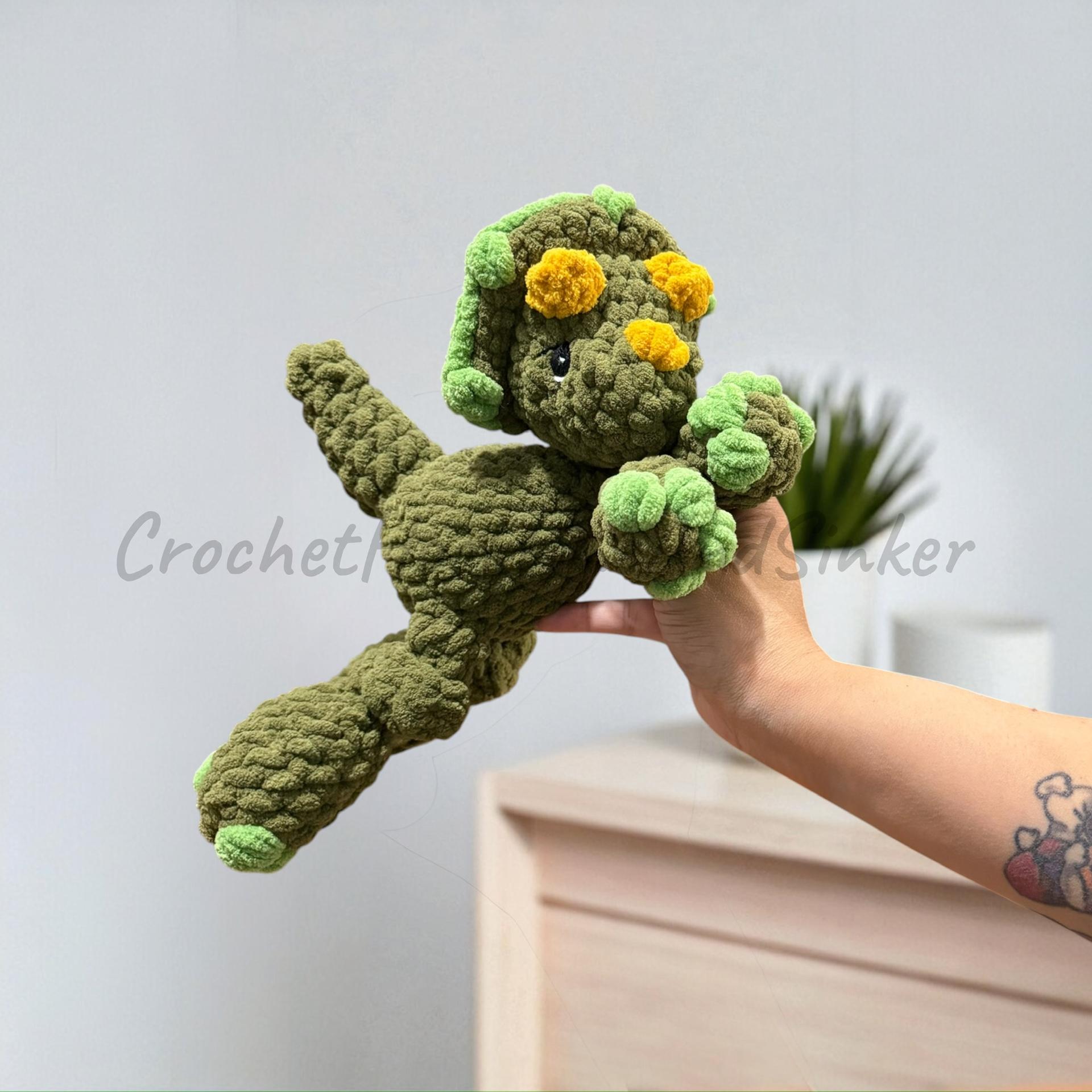 Tot Triceratops Plush Toy - READY TO SHIP thumbnail 4