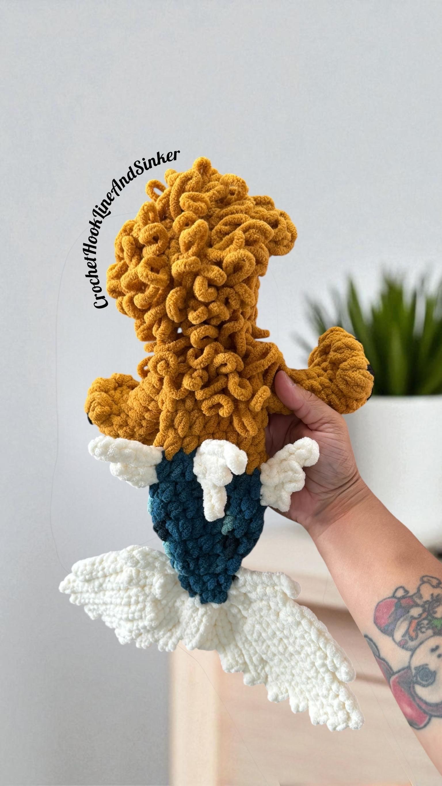 Leander the Merlion Snuggler Crochet Pattern thumbnail 8