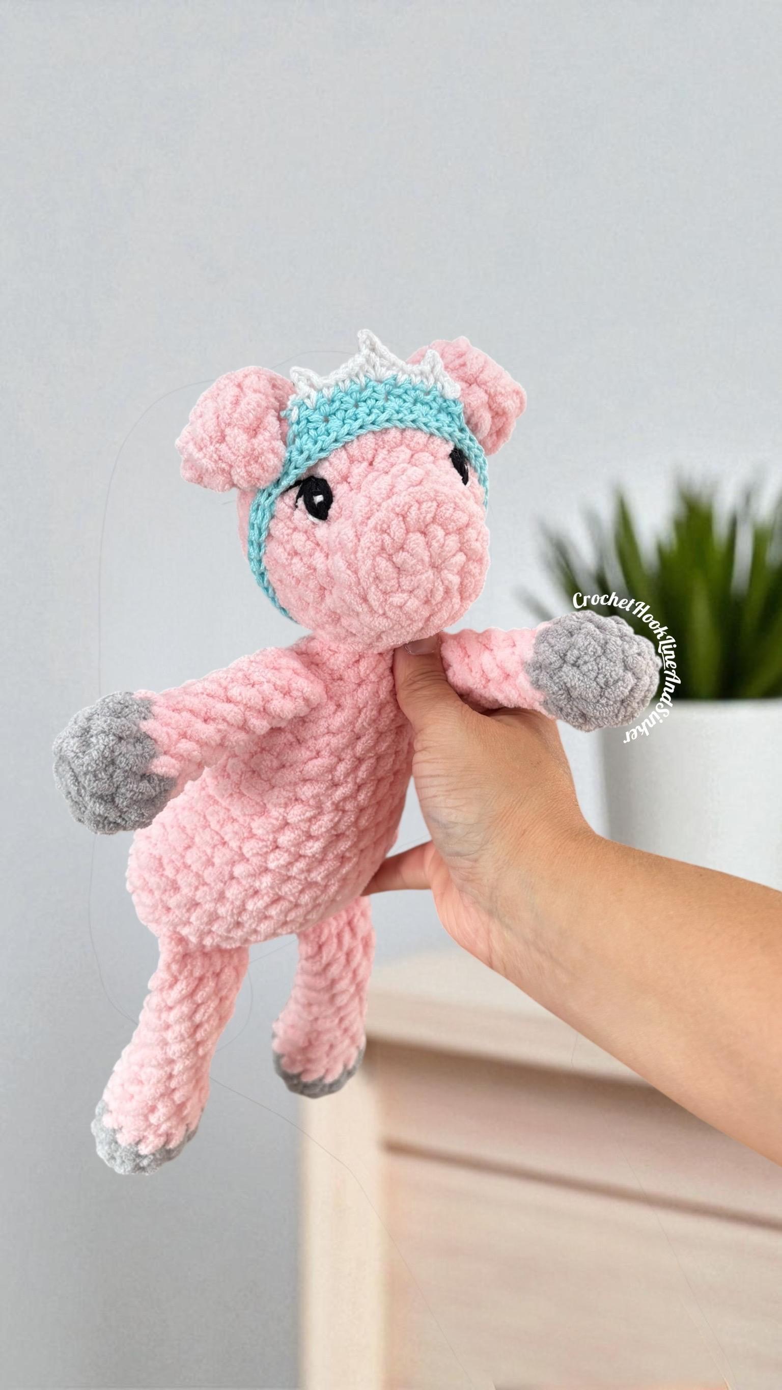 Piper Pig Fairy Princess Plush Toy - READY TO SHIP thumbnail 4