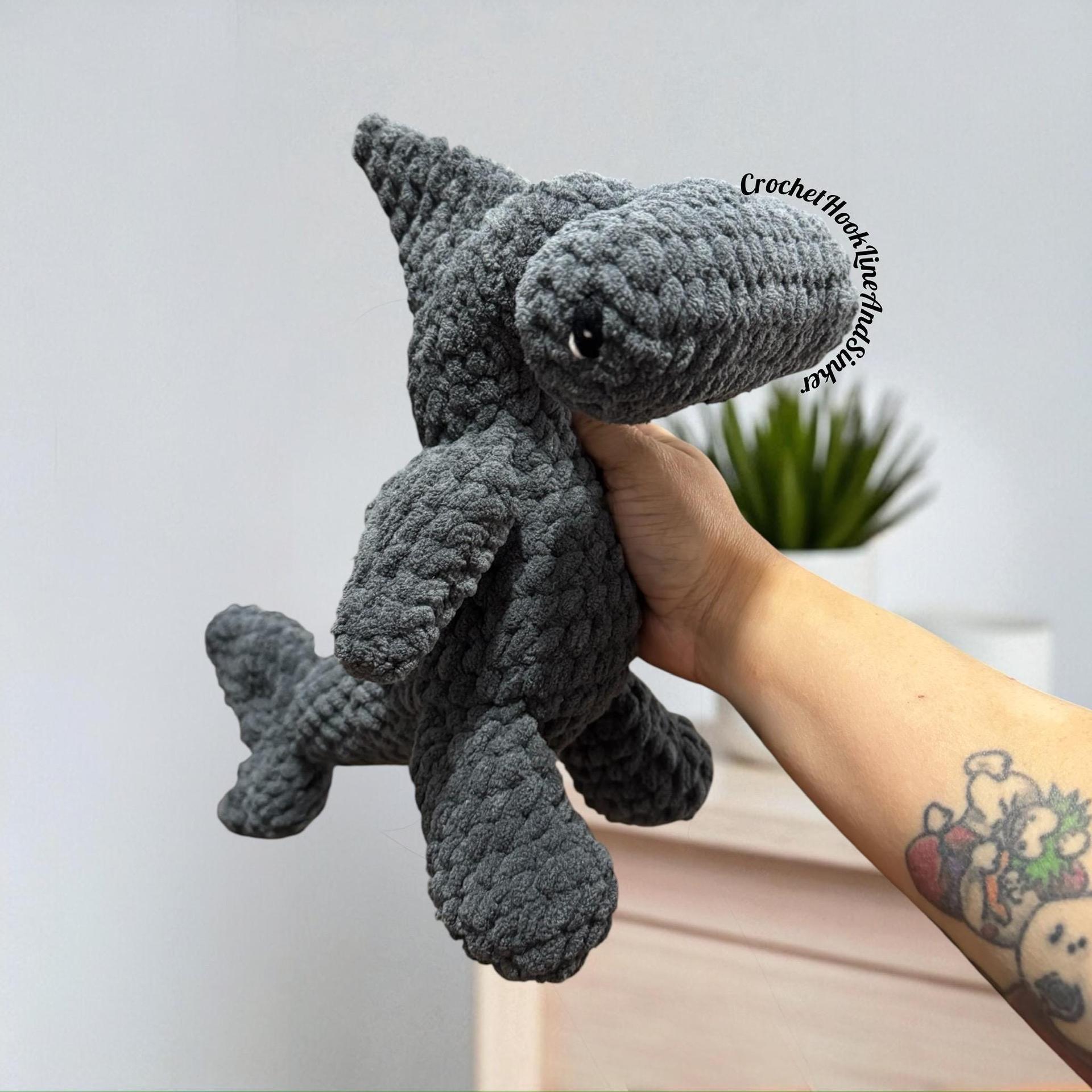 Hermes the Hammerhead Monster Crochet Pattern thumbnail 10