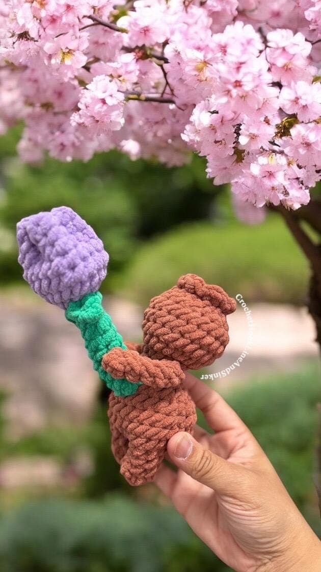 Mudd the Blooming Sprout Crochet Pattern thumbnail 4