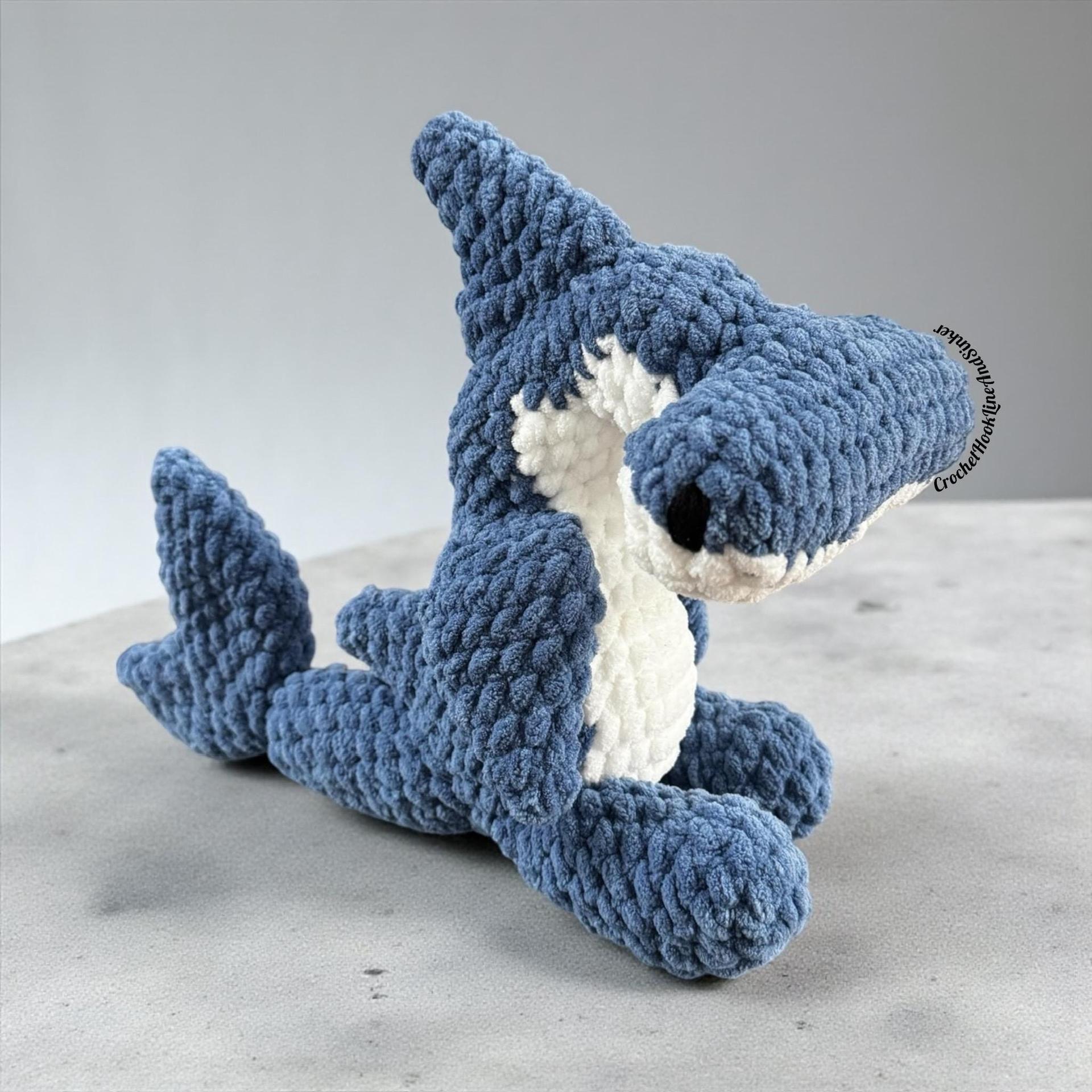 Hermes the Hammerhead Monster Crochet Pattern thumbnail 6