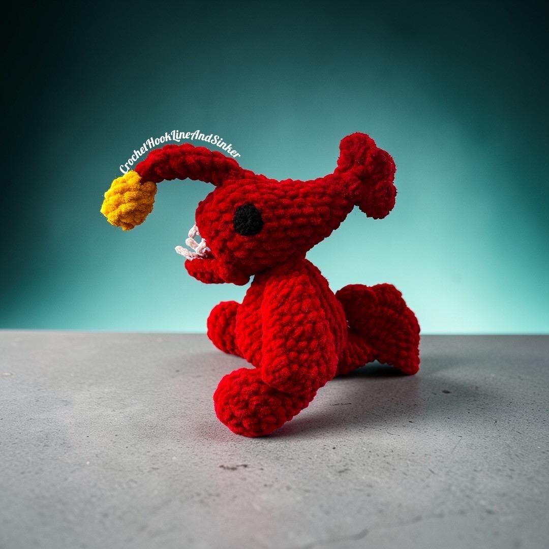 Aria the Anglerfish Monster Crochet Pattern thumbnail 6