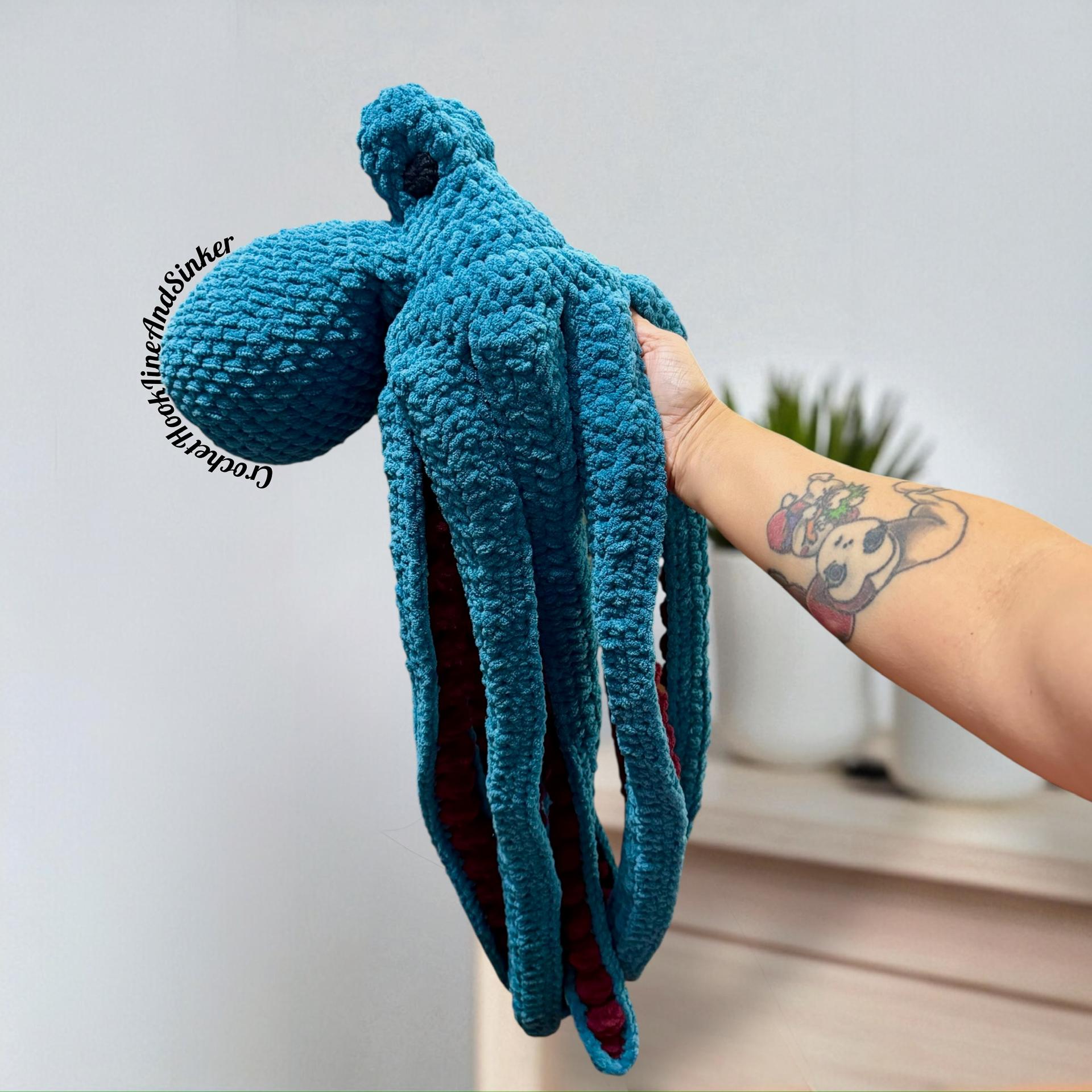 Anchor Octopus Plush Toy - READY TO SHIP thumbnail 2