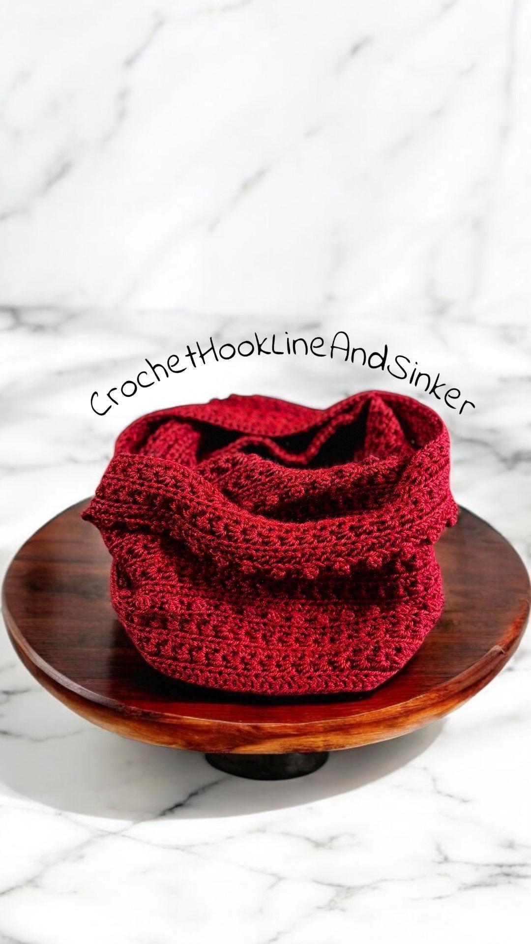 The Starberry Burst Infinity Scarf Crochet Pattern thumbnail 5