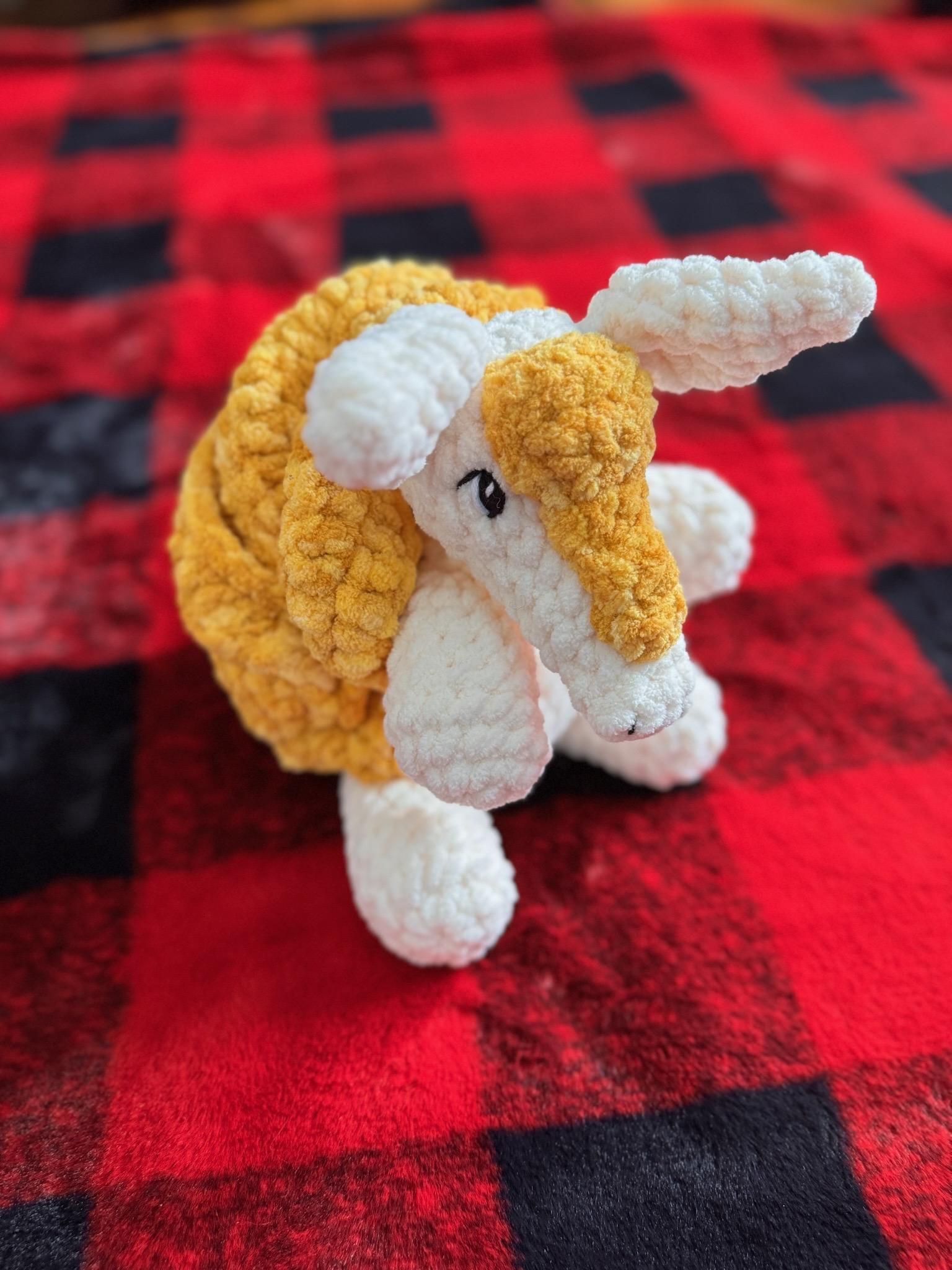 Pebble the Baby Armadillo Crochet Pattern thumbnail 4