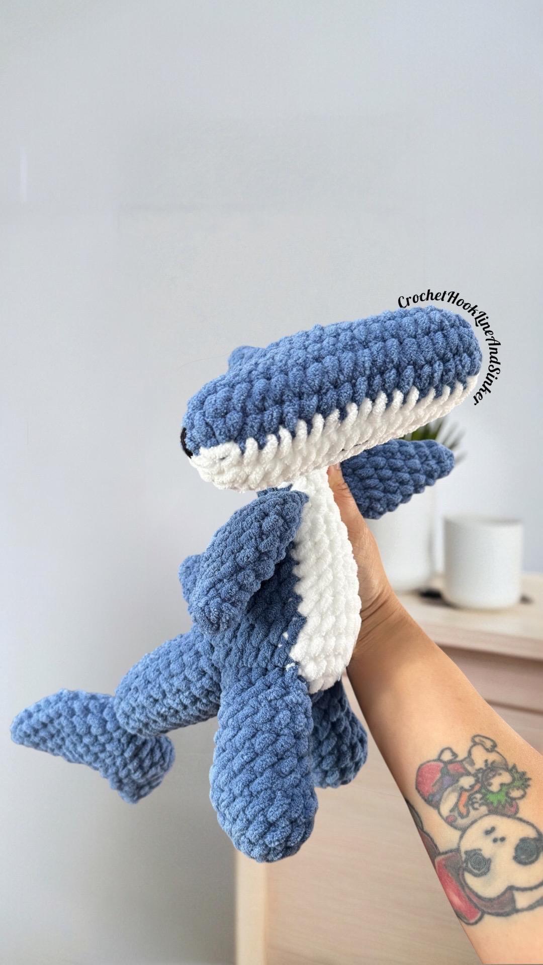 Hermes the Hammerhead Monster Crochet Pattern thumbnail 8