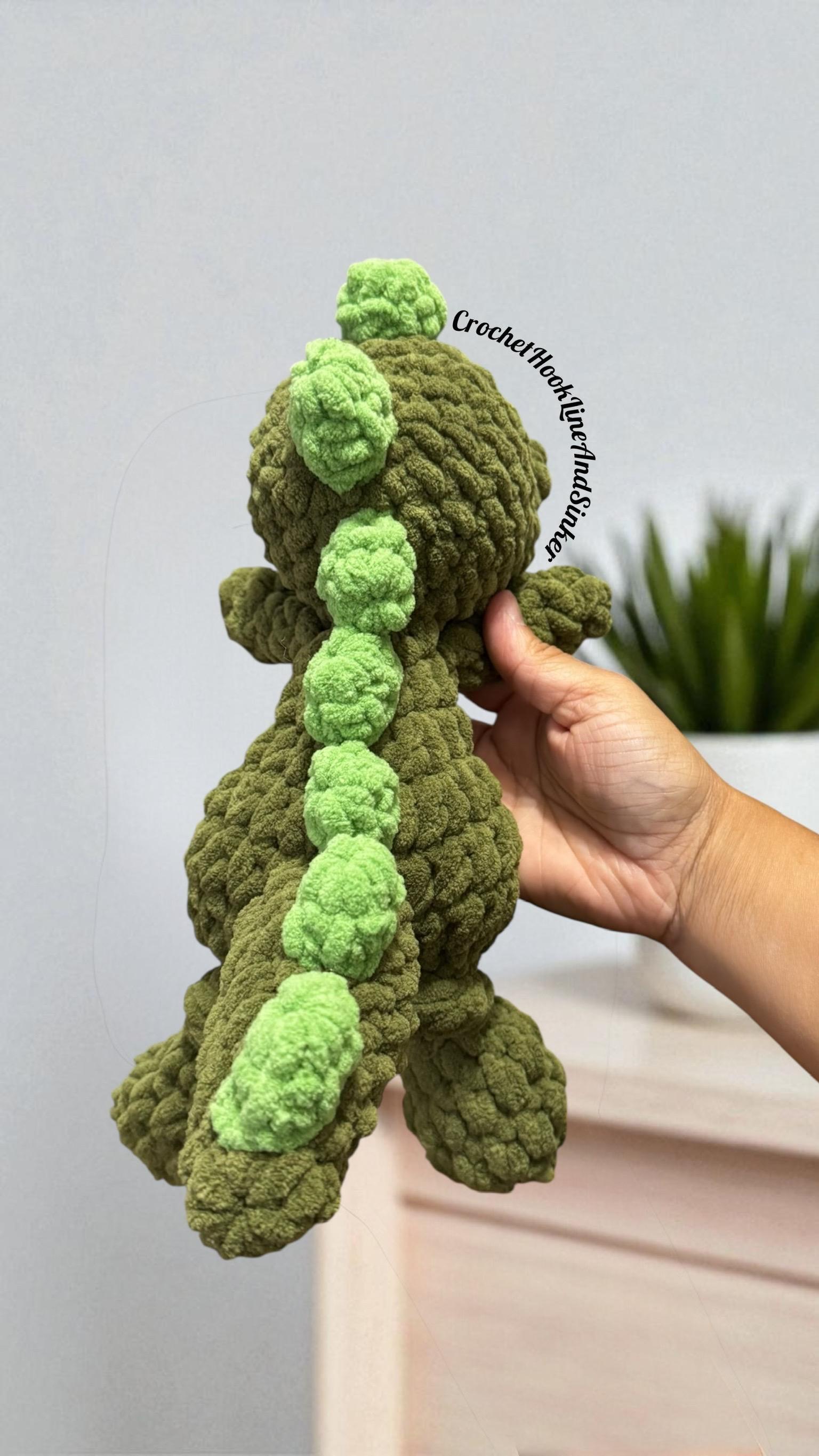 Dozer Dino Snuggler Plush Toy - READY TO SHIP thumbnail 4