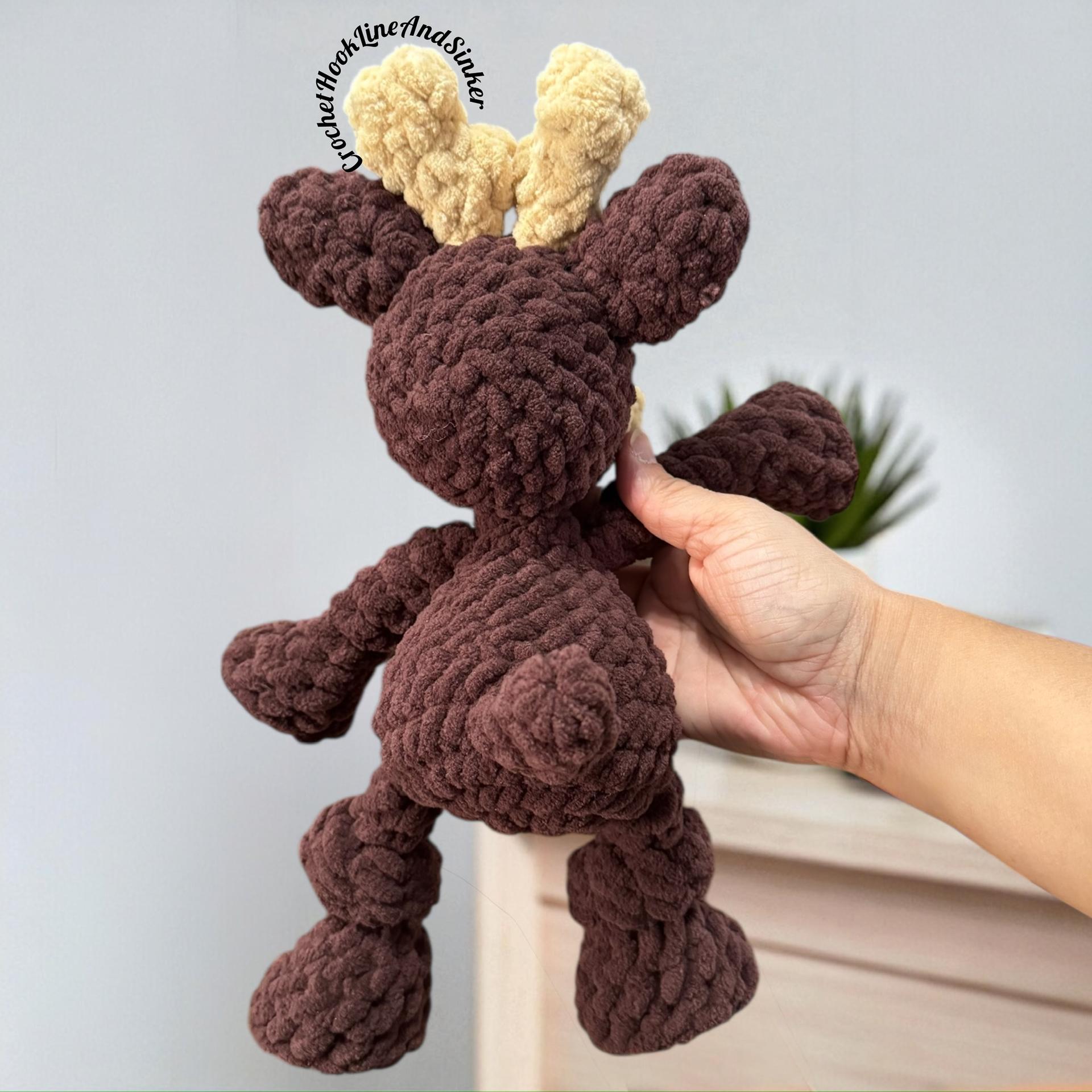 Moose Plush Toy - READY TO SHIP thumbnail 3