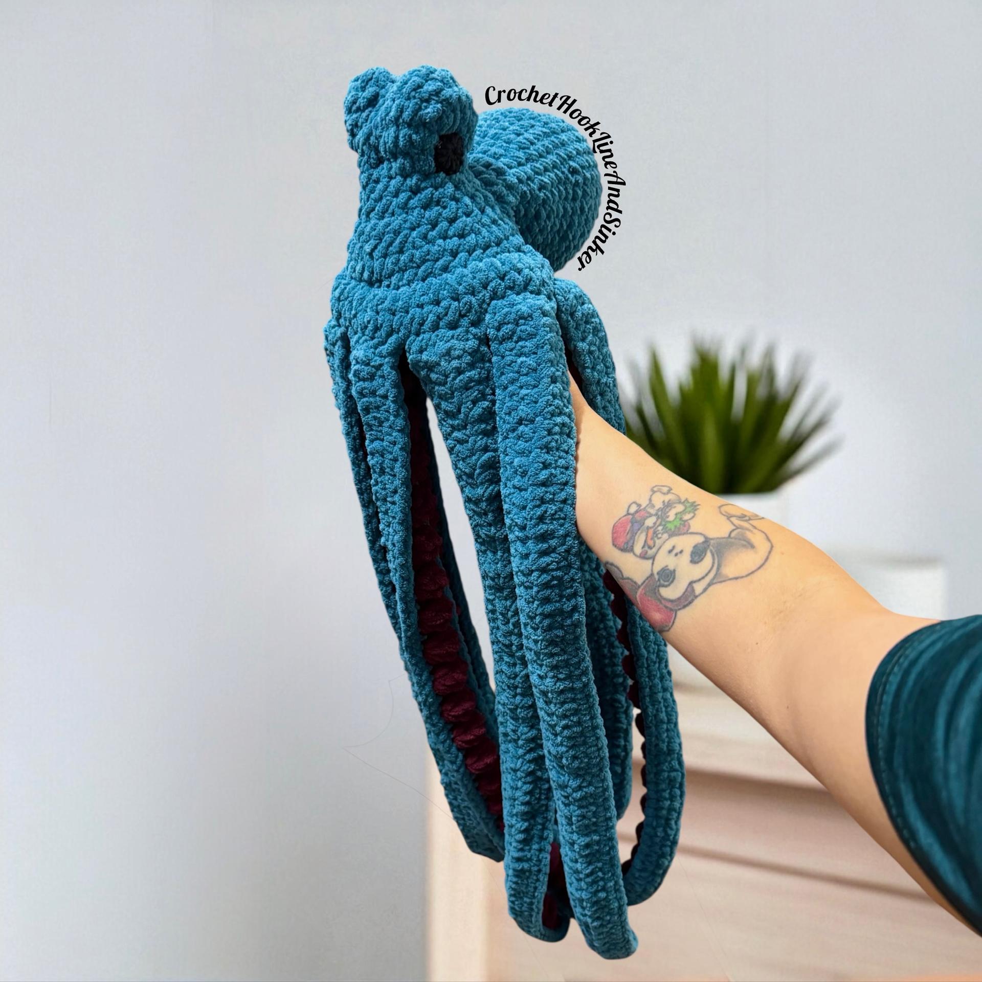 Anchor Octopus Plush Toy - READY TO SHIP thumbnail 3