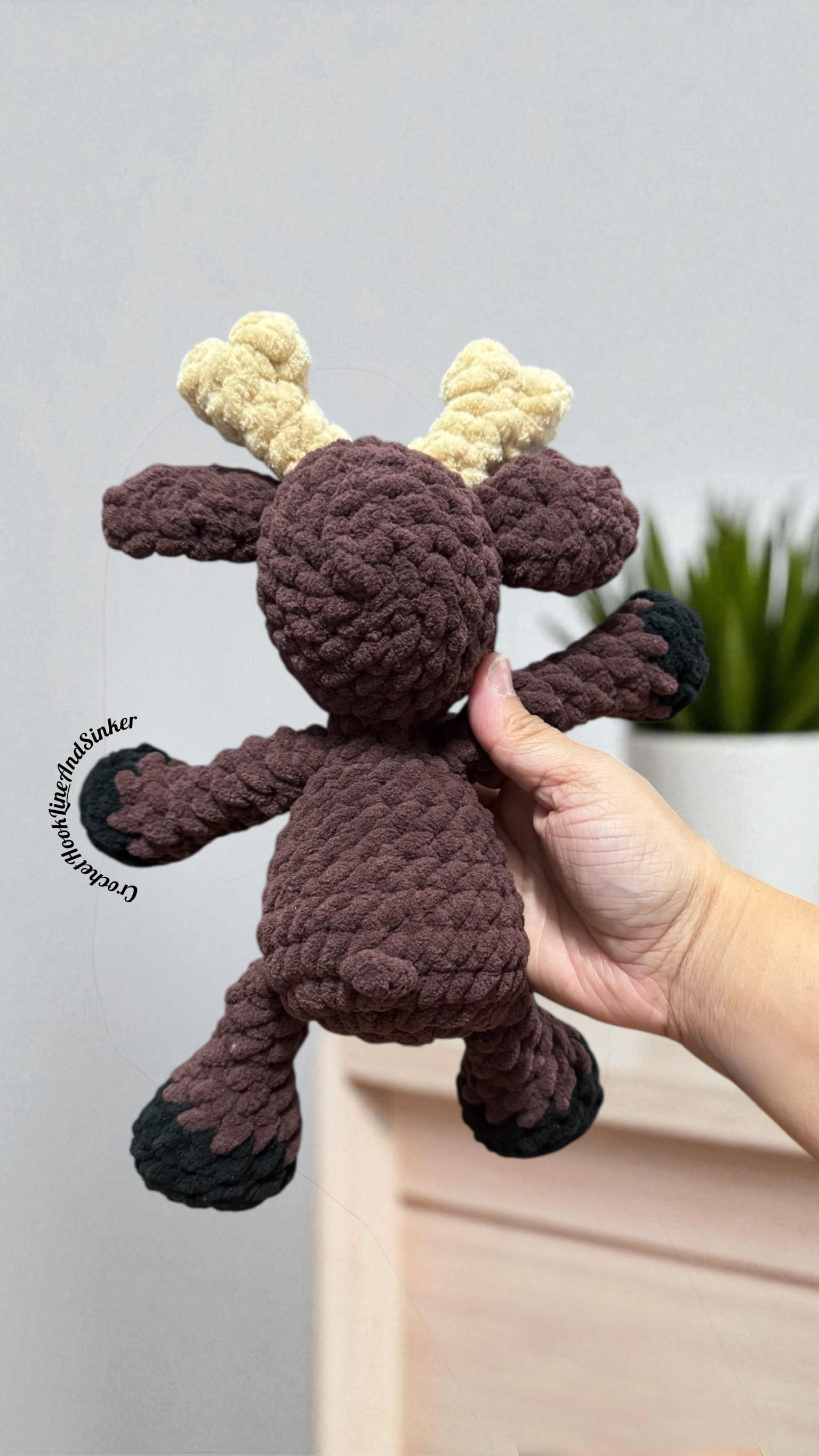 Moose Plush Toy - READY TO SHIP thumbnail 5