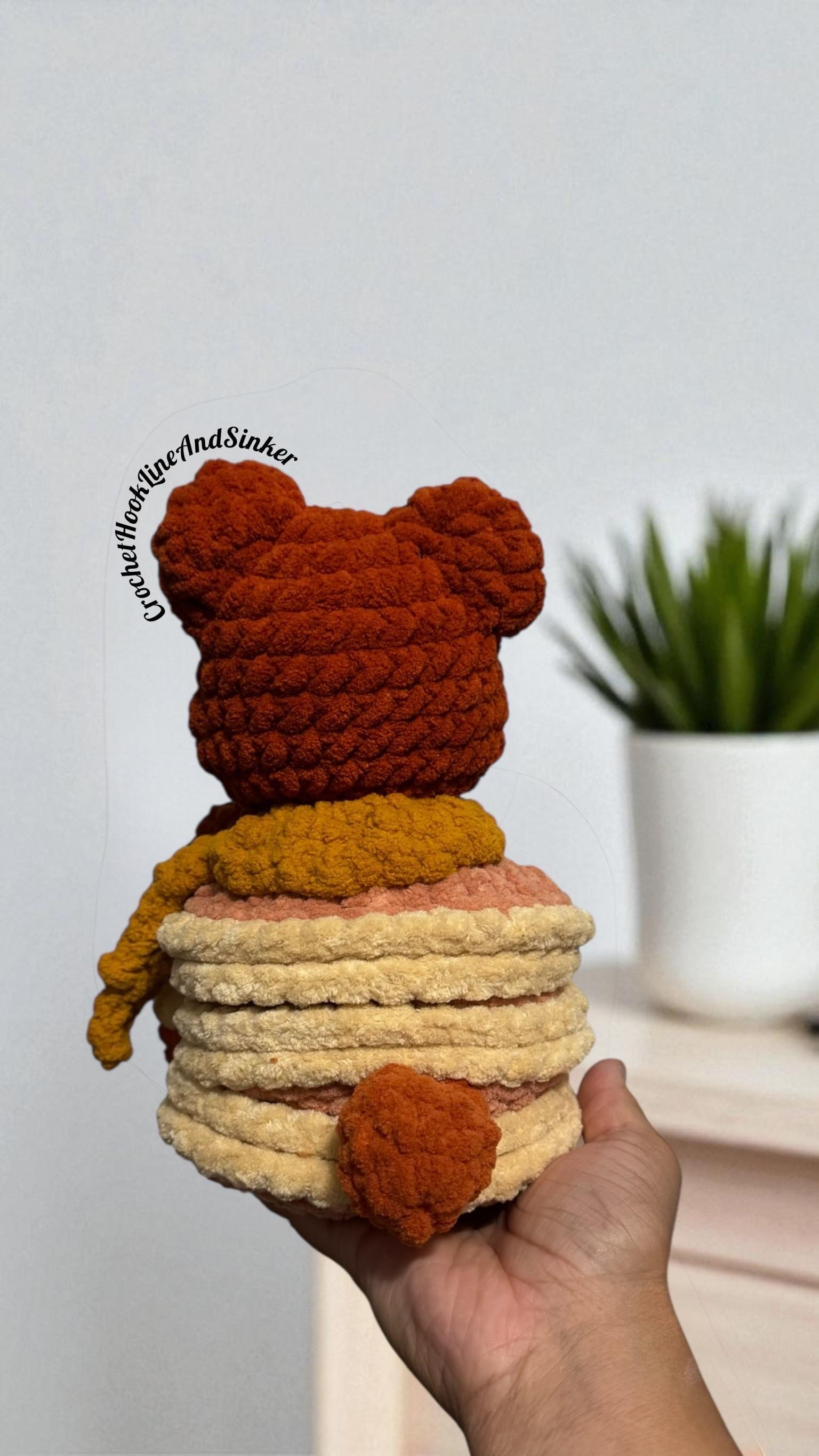 Stacks the Pancake Bear Plush Toy - READY TO SHIP thumbnail 5