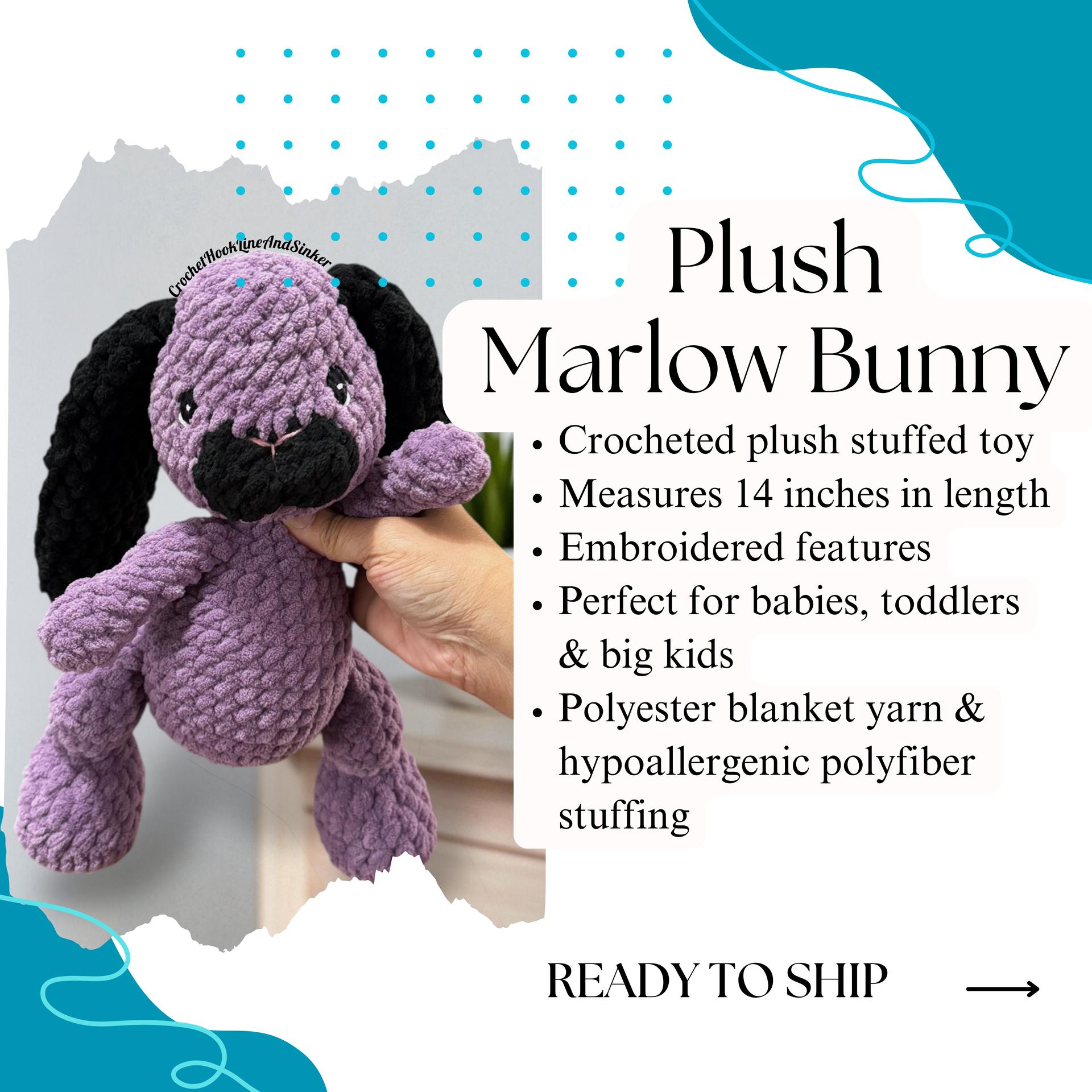 Marlow Bunny Plush Toy - READY TO SHIP