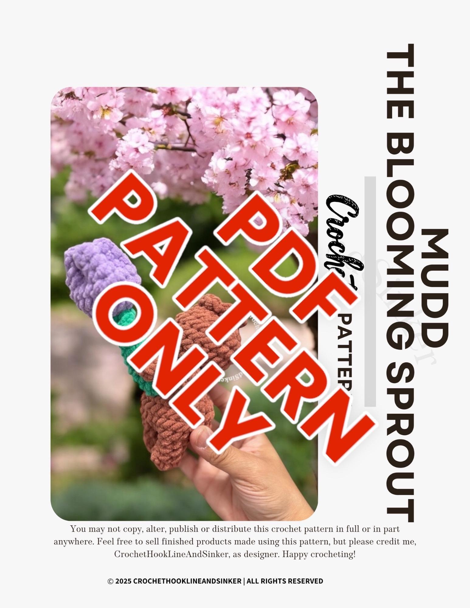 Mudd the Blooming Sprout Crochet Pattern thumbnail 2