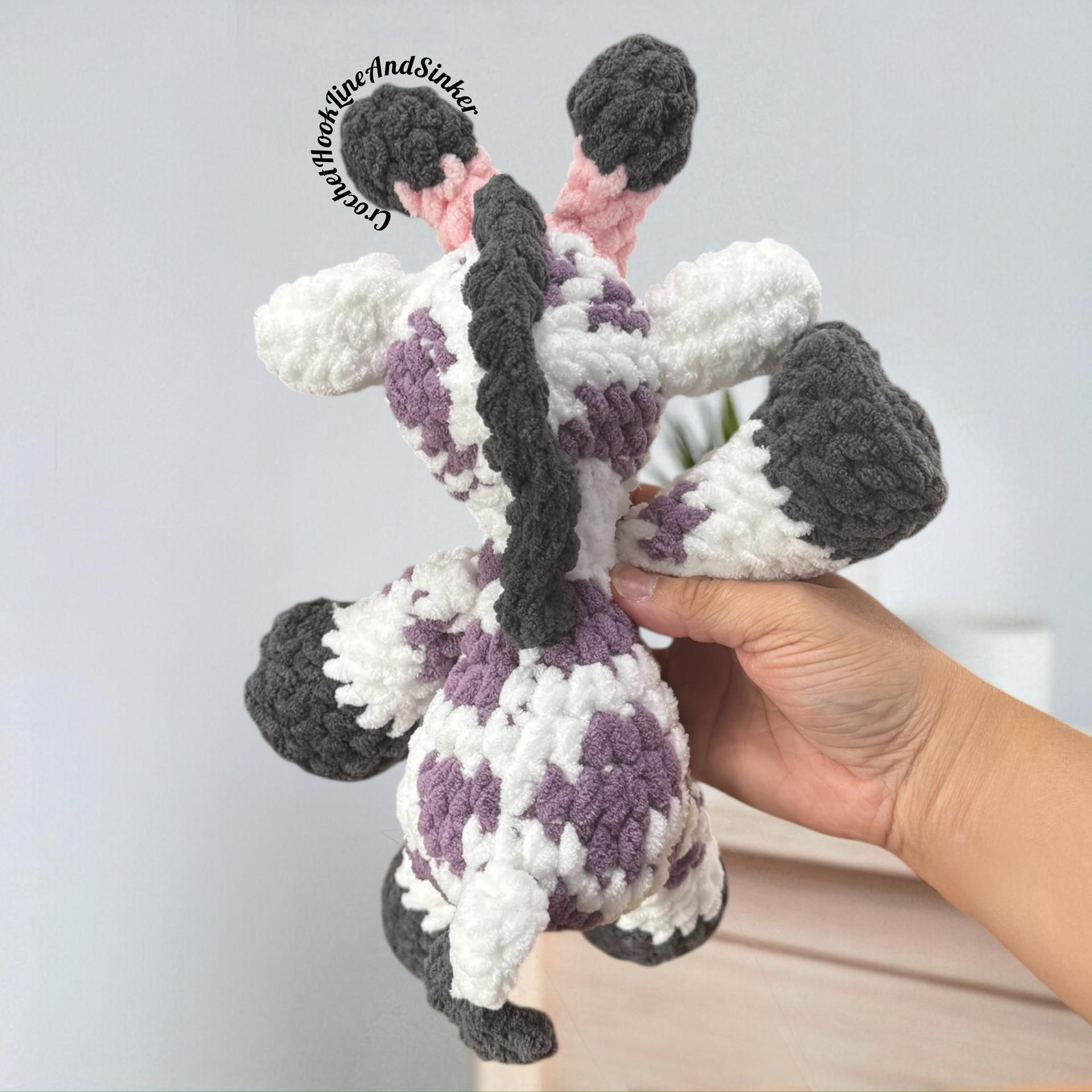 Stretch Giraffe Snuggler Plush Toy - READY TO SHIP thumbnail 4