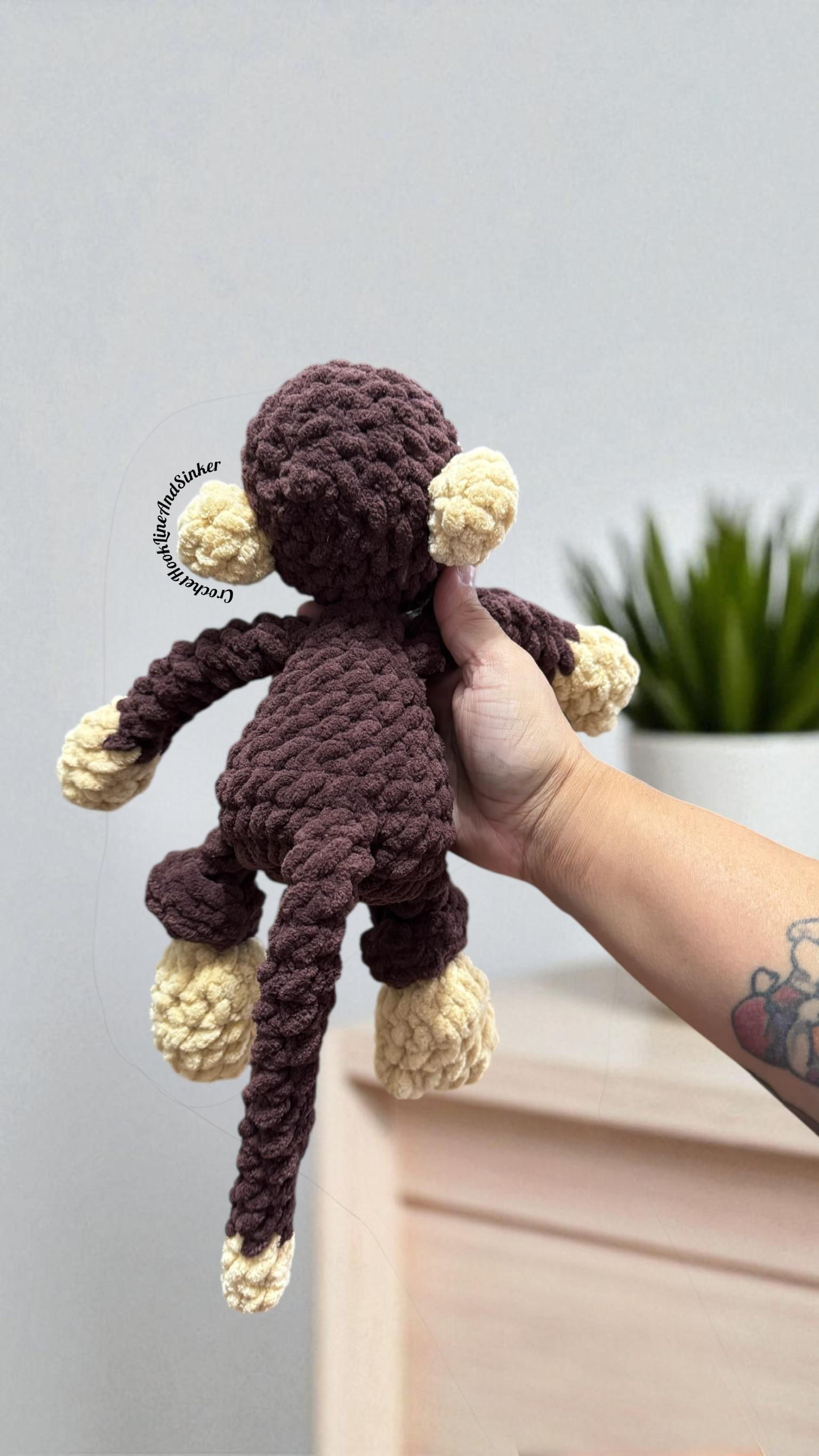 Mav Monkey Plush Toy - READY TO SHIP thumbnail 3