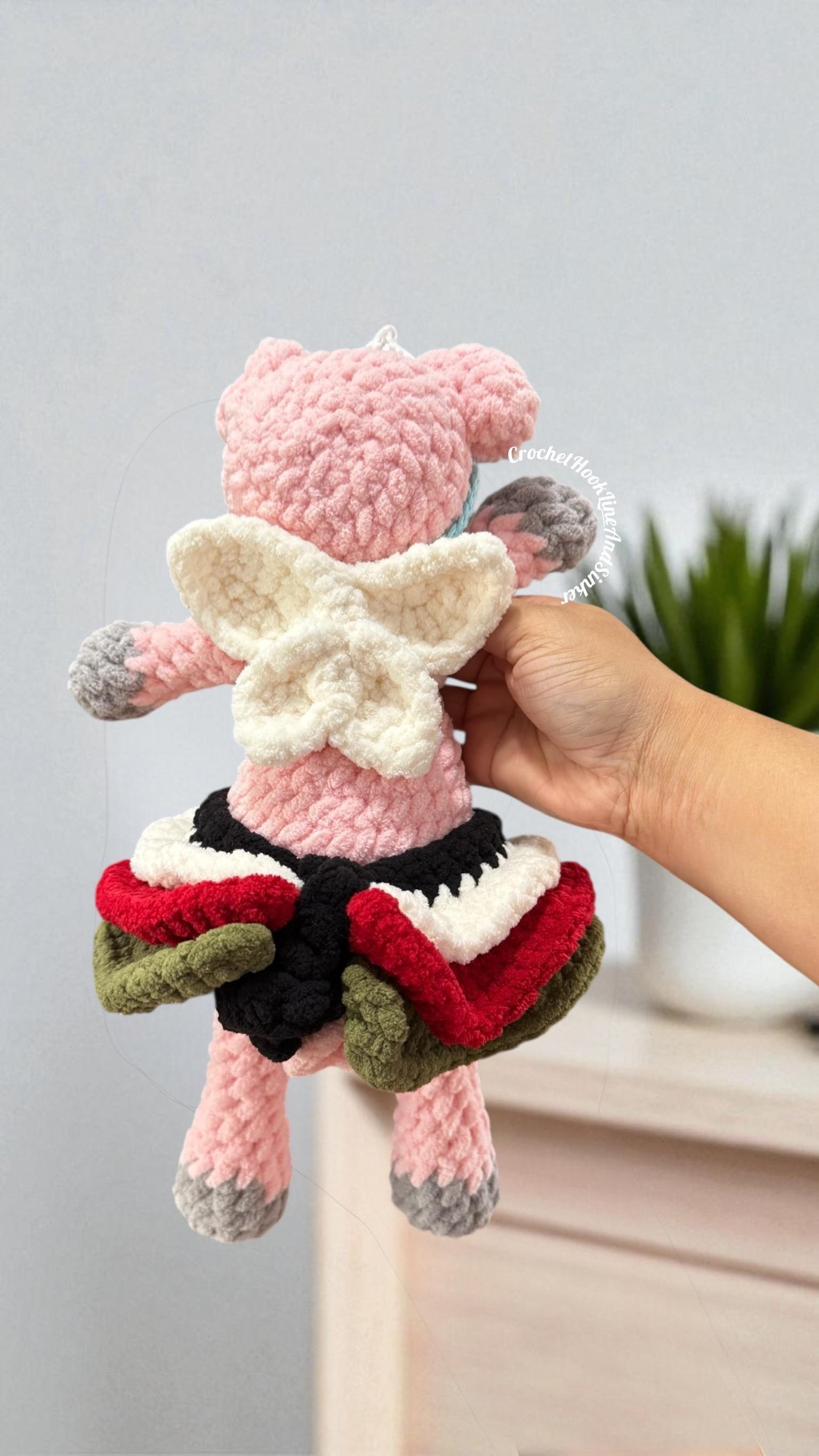 Piper Pig Fairy Princess Plush Toy - READY TO SHIP thumbnail 3