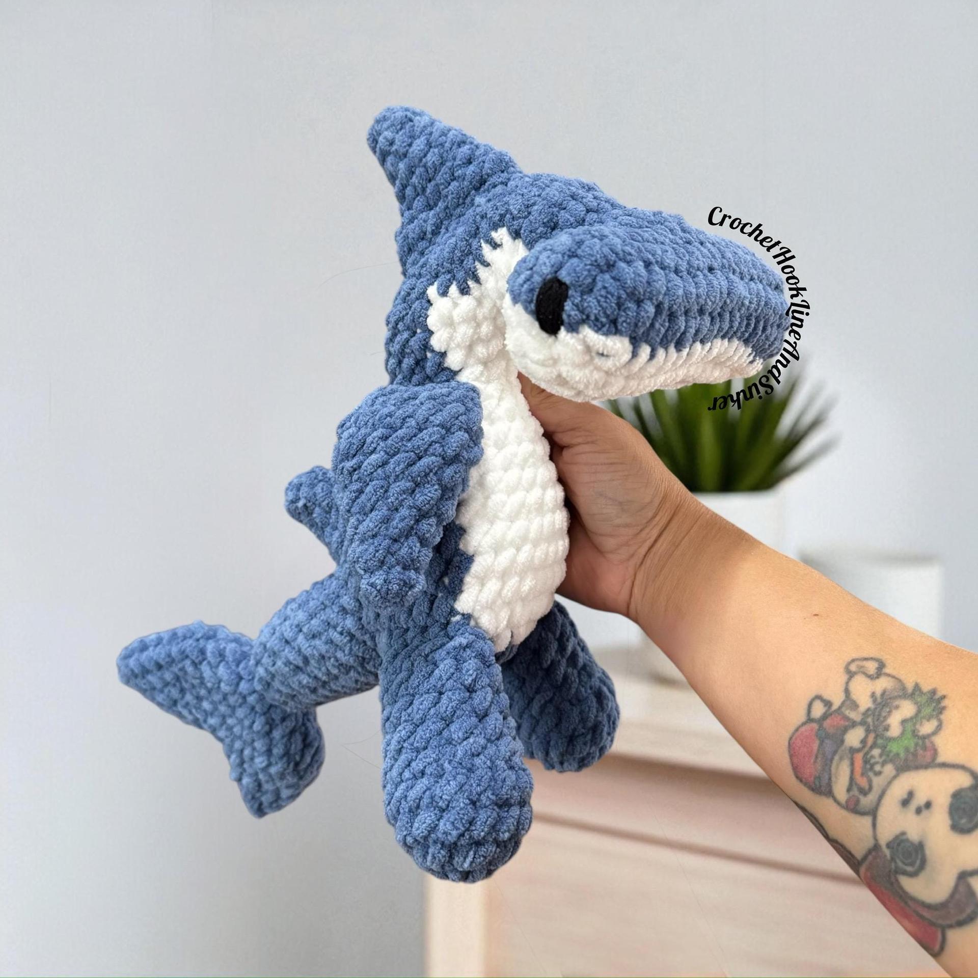 Hermes the Hammerhead Monster Crochet Pattern thumbnail 4