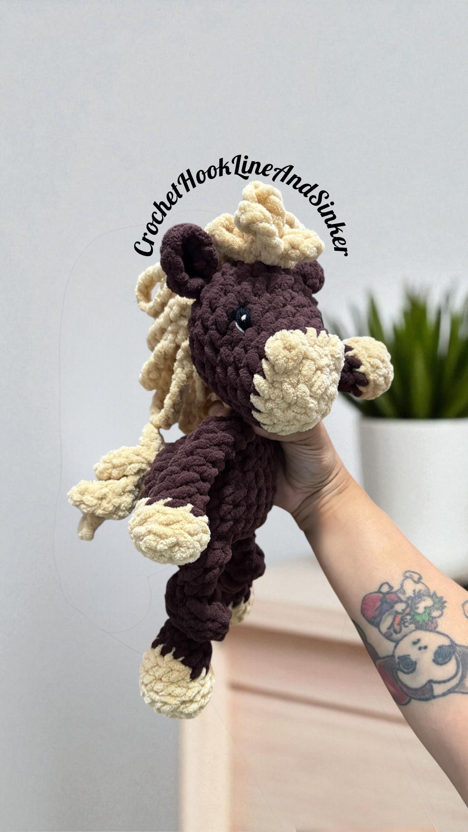 Luna Horse Plush Toy - READY TO SHIP thumbnail 2