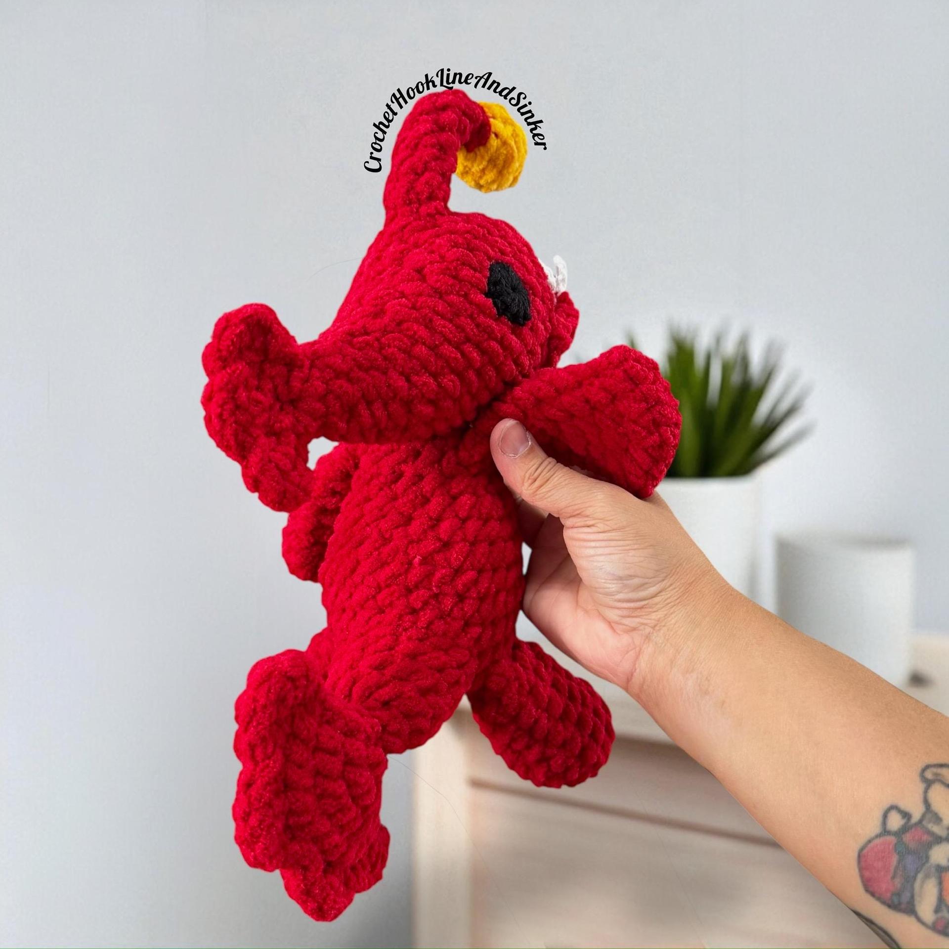 Aria the Anglerfish Monster Crochet Pattern thumbnail 9