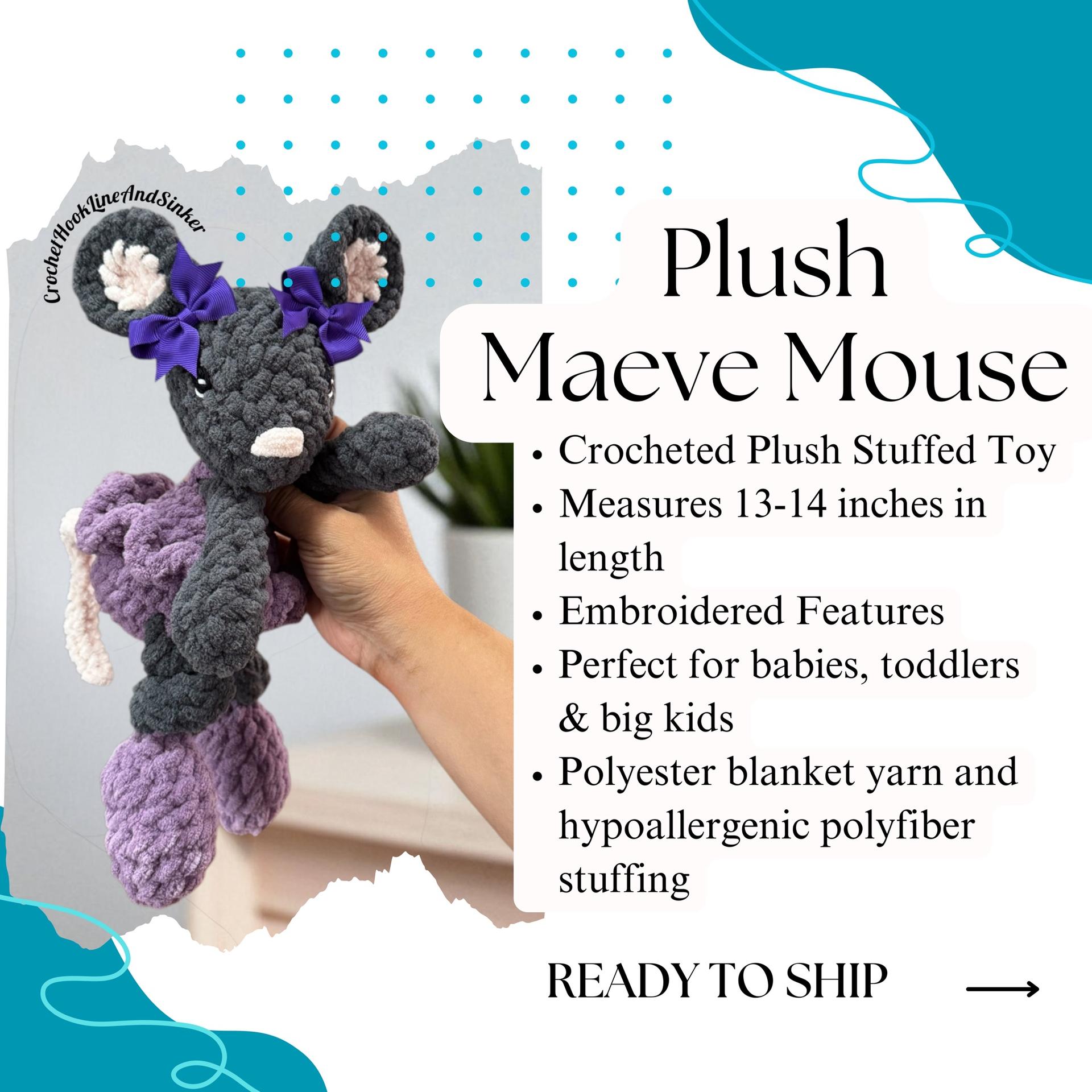 Maeve Mouse Ballerina Plush Toy - MADE TO ORDER