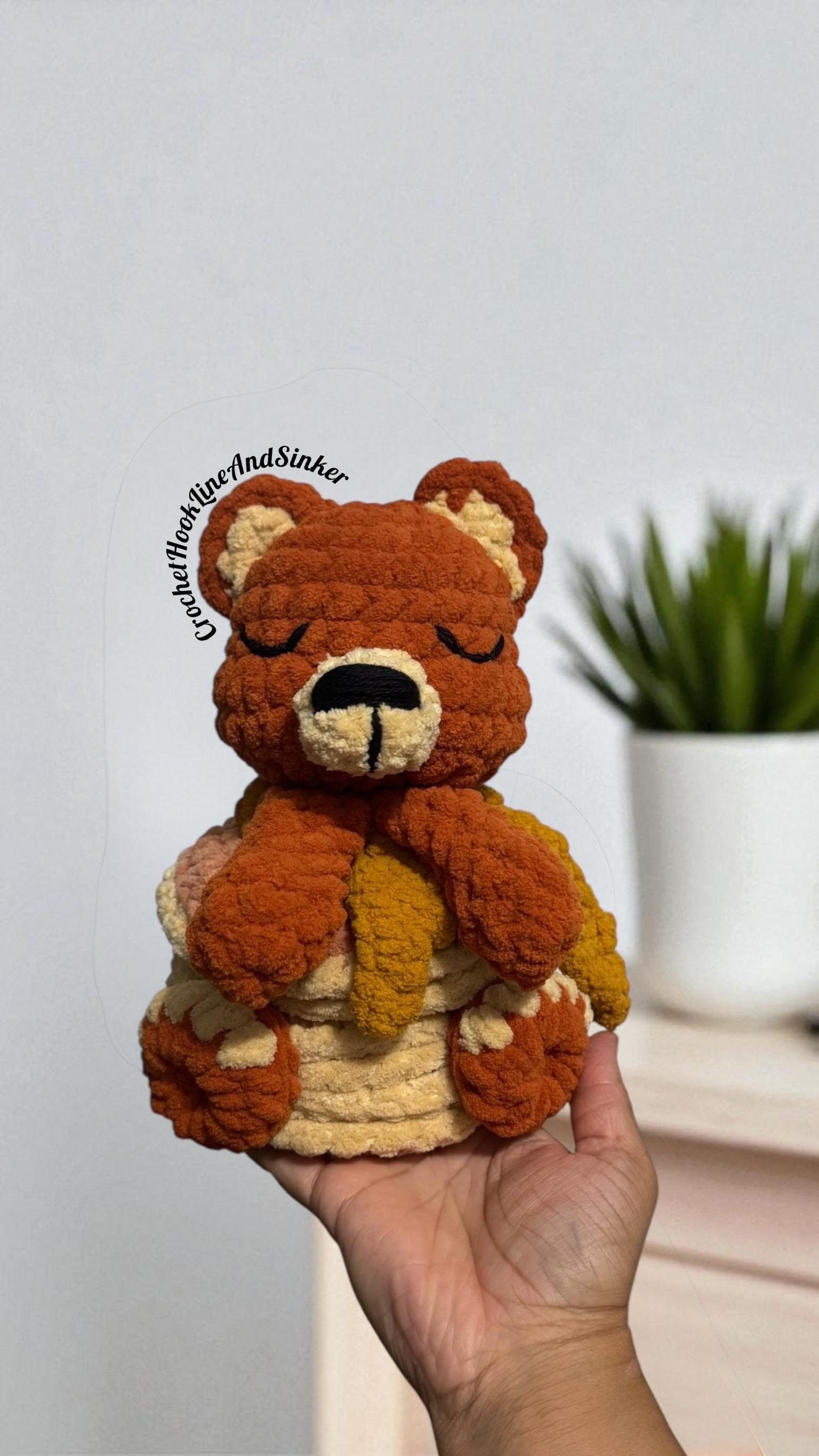 Stacks the Pancake Bear Plush Toy - READY TO SHIP thumbnail 4