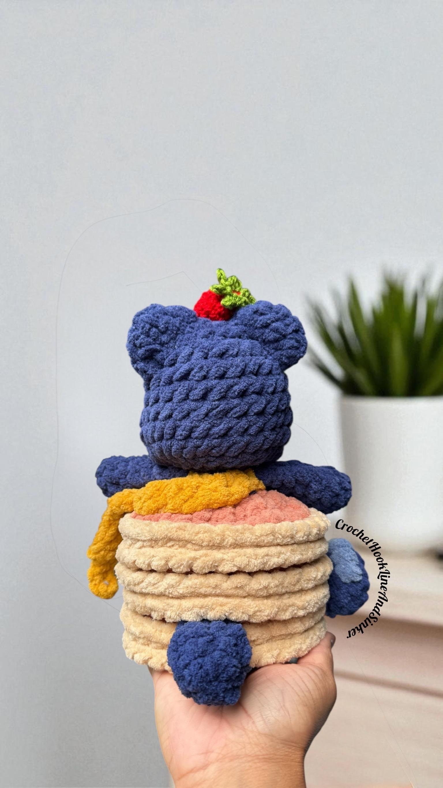 Stacks the Pancake Bear Plush Toy - READY TO SHIP thumbnail 3