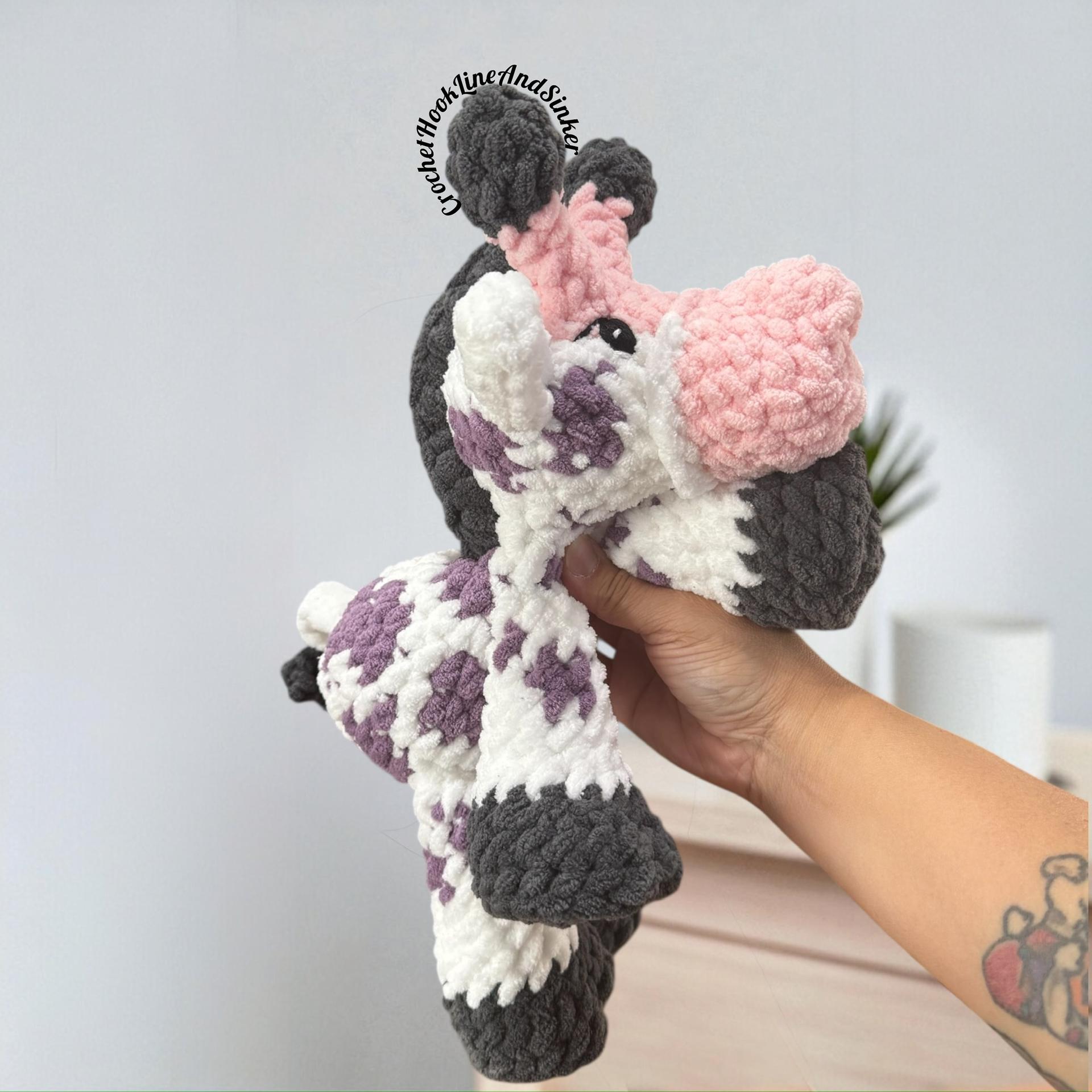 Stretch Giraffe Snuggler Plush Toy - READY TO SHIP thumbnail 3