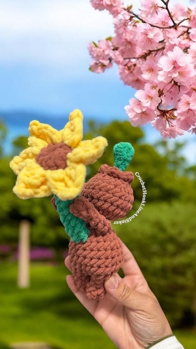 Mudd the Blooming Sprout Crochet Pattern thumbnail 6